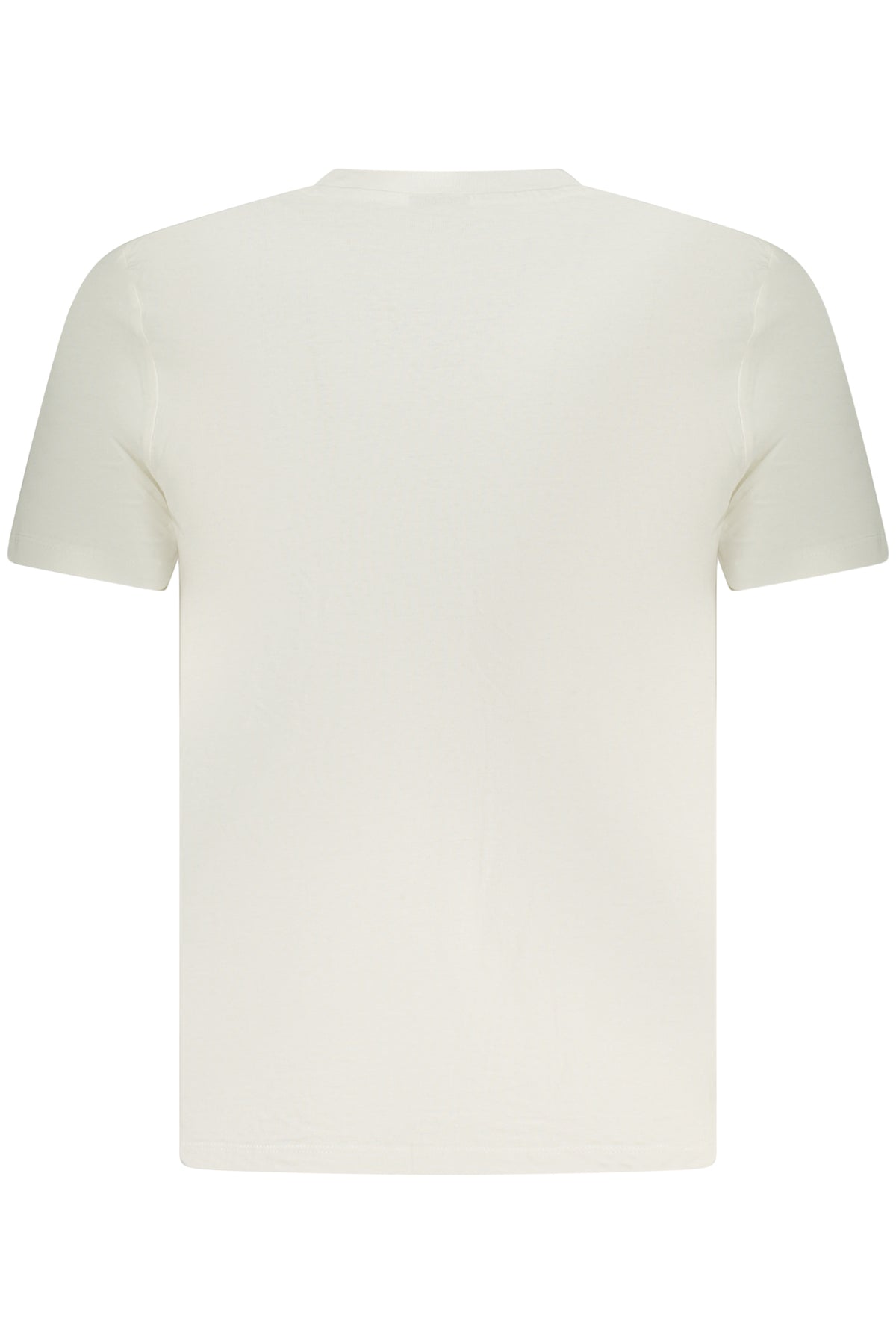 856023_BIWHITE – Weißes Herren T-Shirt mit Druck und Rundhals – Norwegen 1963 Stil – Größe: M, L, XL, 2XL – Farbe: Bianco