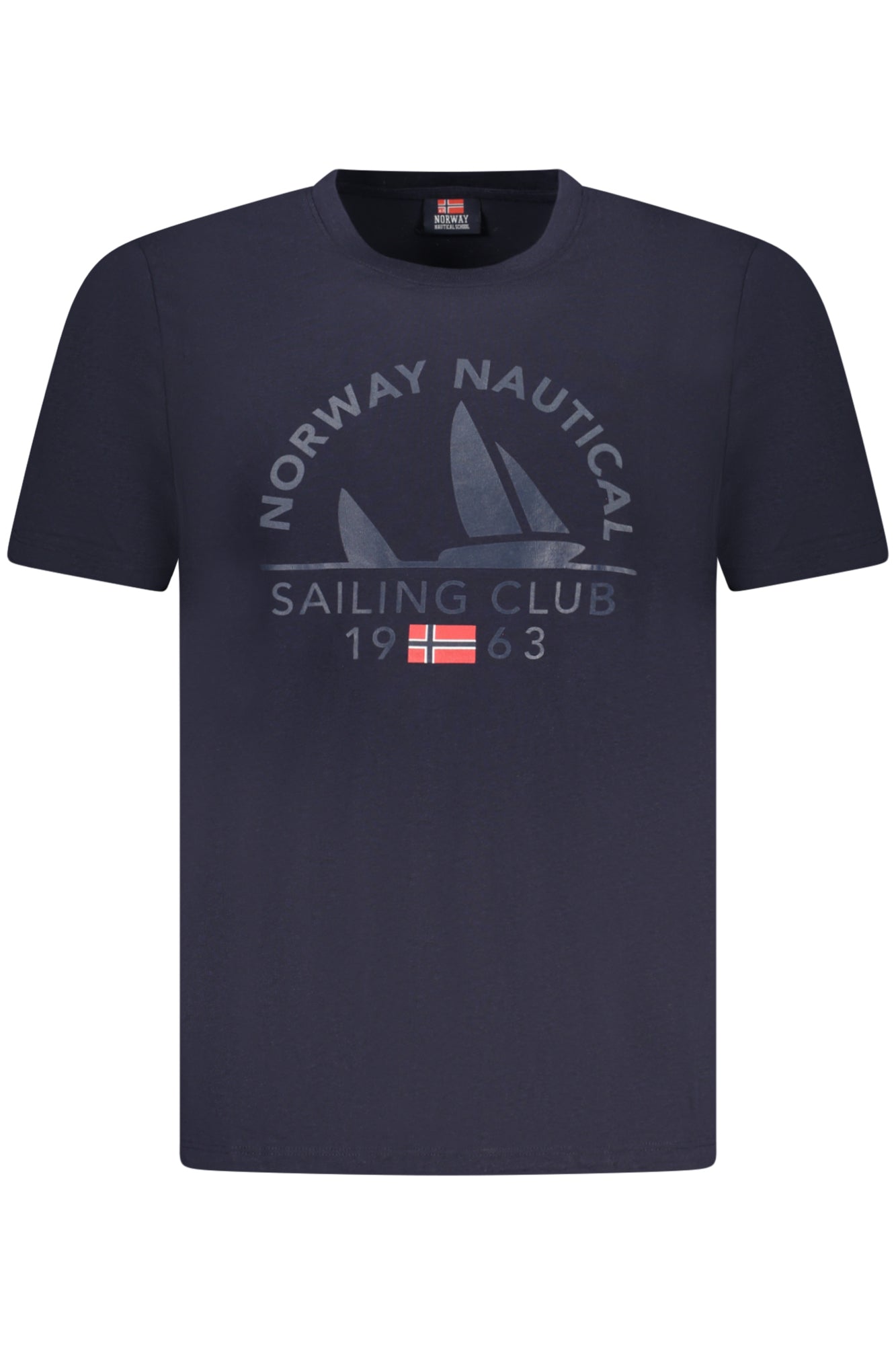 856024_BLNAVY – Blaues Norwegen 1963 Herren T-Shirt mit Rundhals und Print-Design – Größe: M, L, XL, 2XL – Farbe: Blu