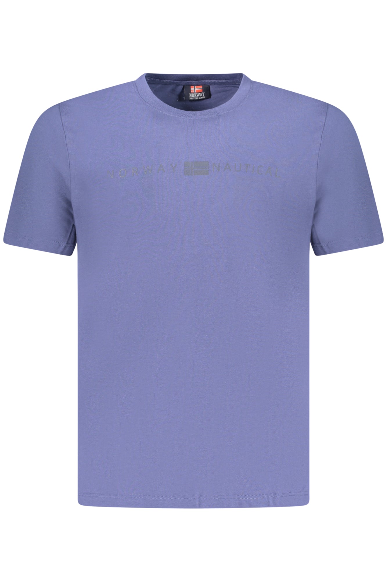 846011_BLDENIM – Herren Kurzarm T-Shirt Blau mit Print und Rundhalsausschnitt – Größe: M, L, XL, 2XL – Farbe: Blu