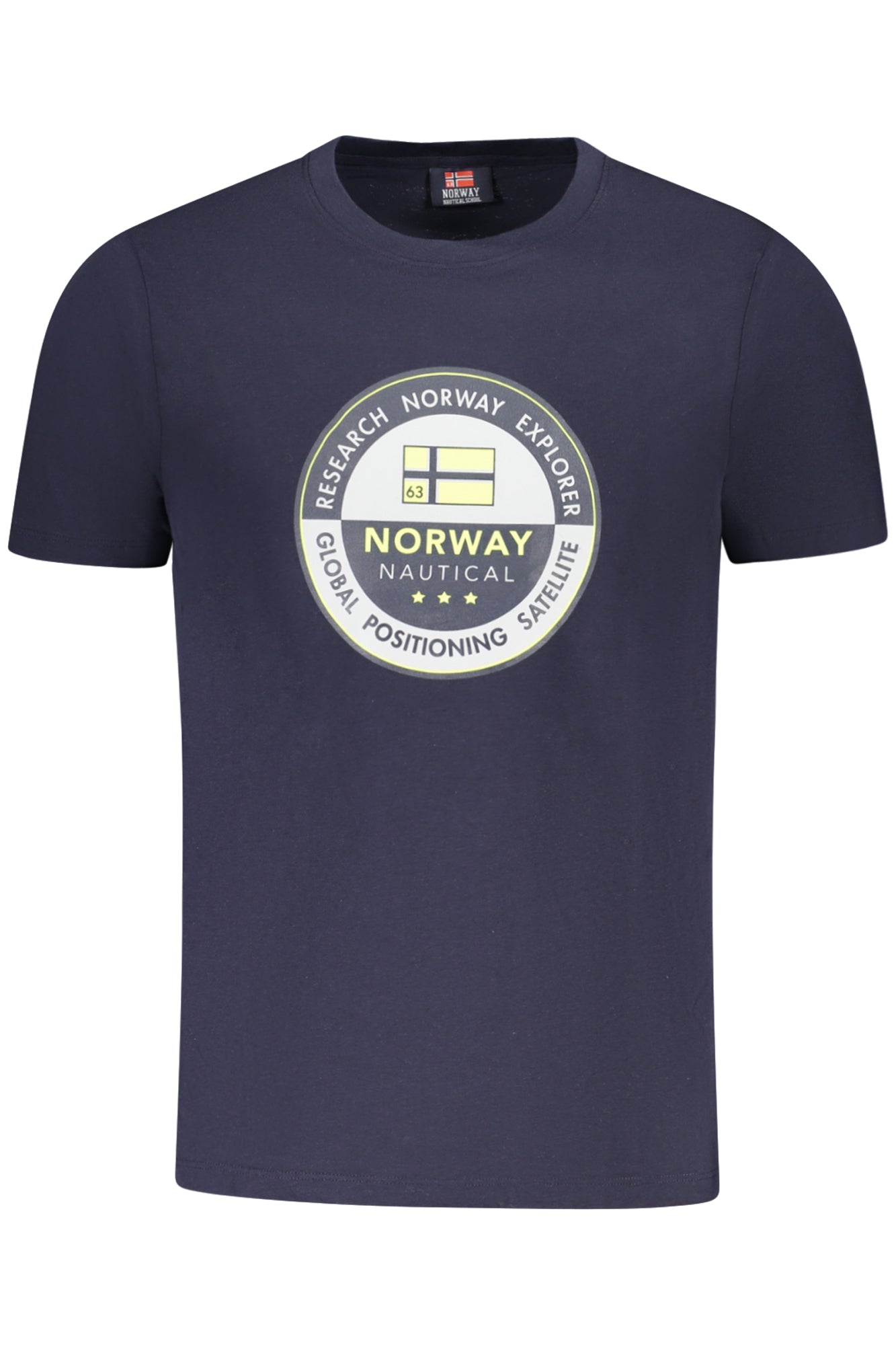 856029_BLNAVY – Herren T-Shirt Blau mit Rundhals und Logo - Norwegen 1963 Design – Größe: M, L, XL, 2XL – Farbe: Blu