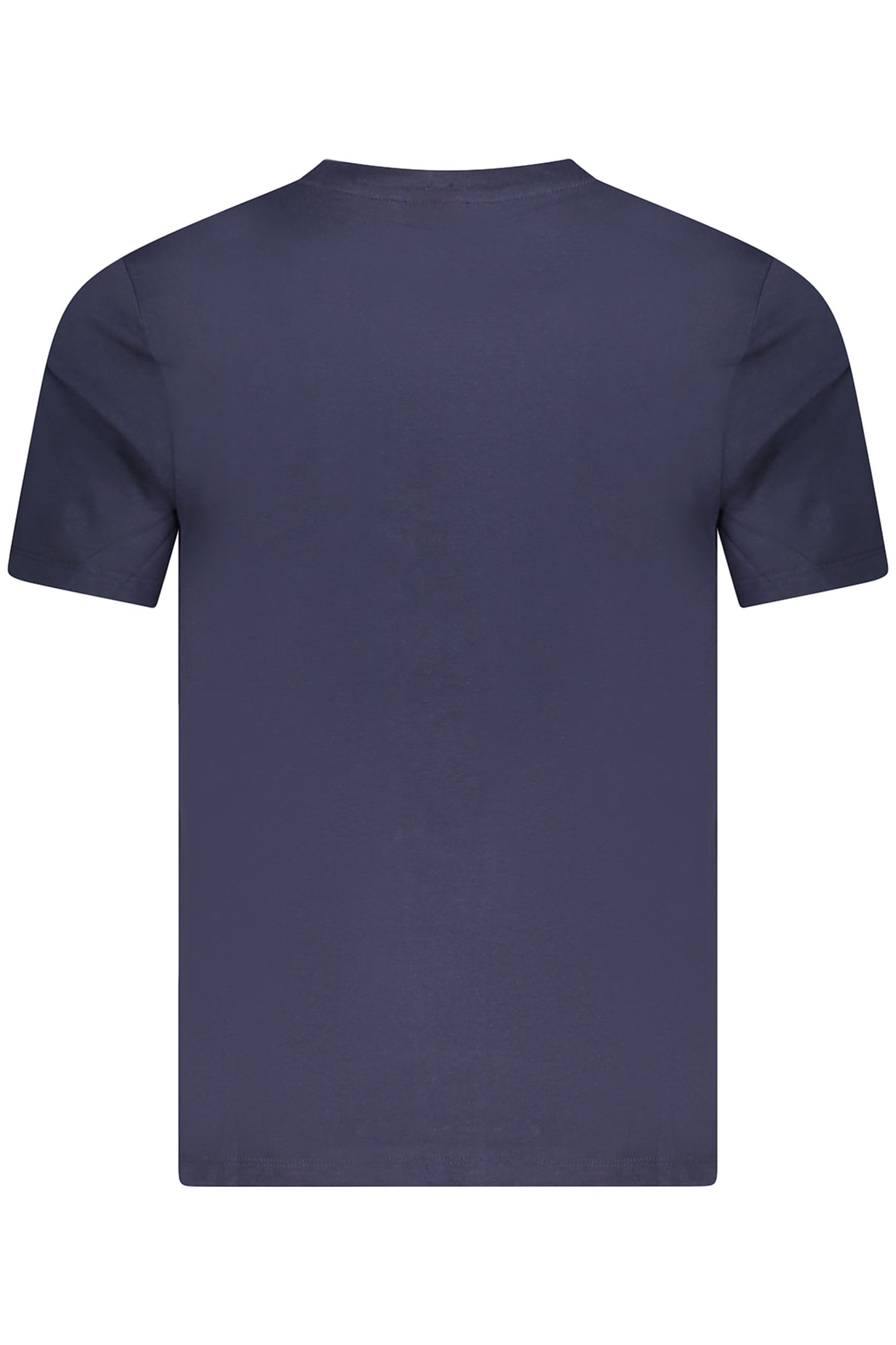 856028_BLNAVY – Herren Kurzarmshirt Blau mit Rundhals & Druck – Norwegen 1963 Stil – Größe: M, L, XL, 2XL – Farbe: Blu