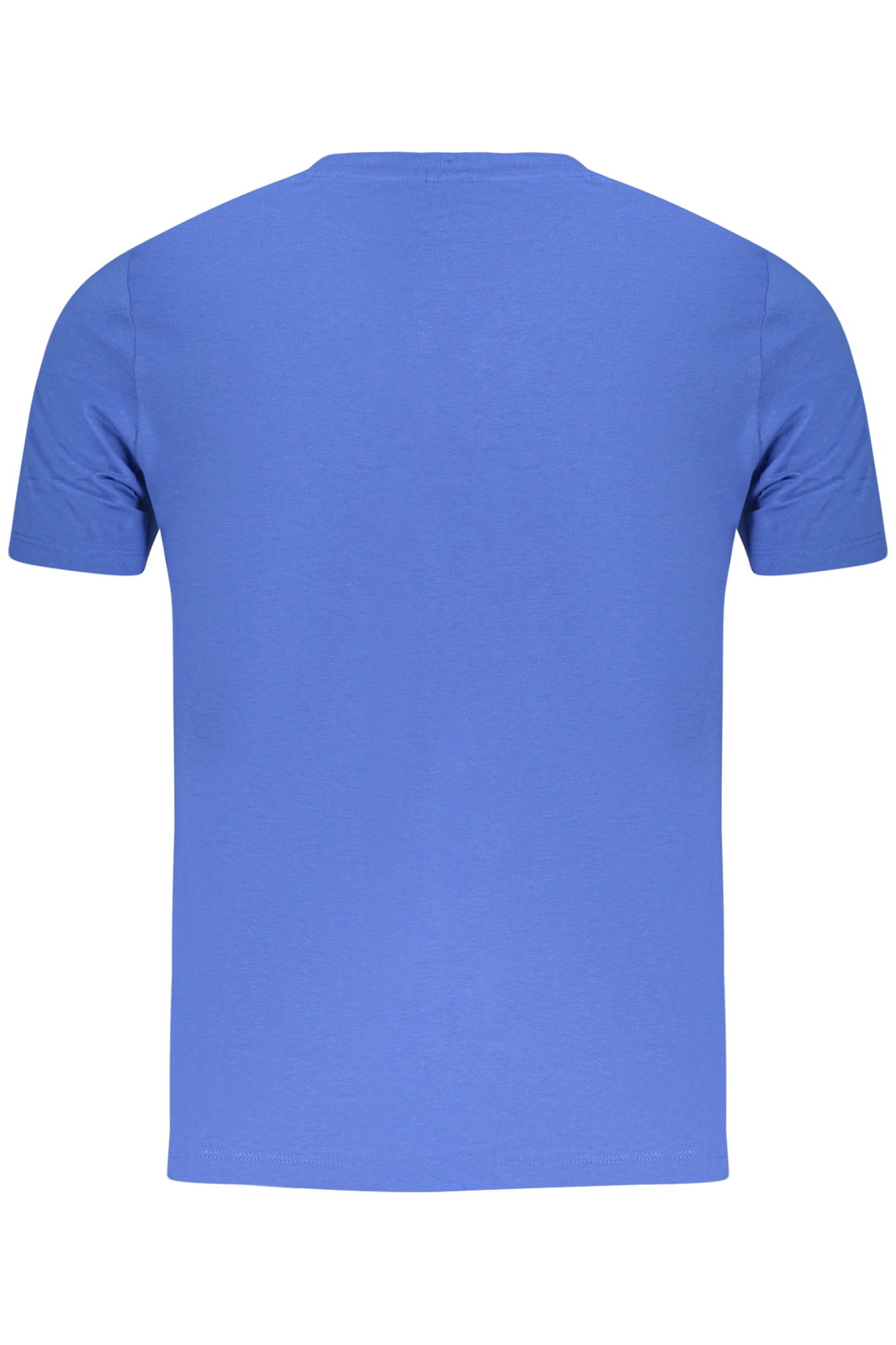 856040_BLBLUETT – Stylisches Herren T-Shirt Blau Rundhals mit Print - Kurzarm Design – Größe: M, L, XL, 2XL – Farbe: Blu