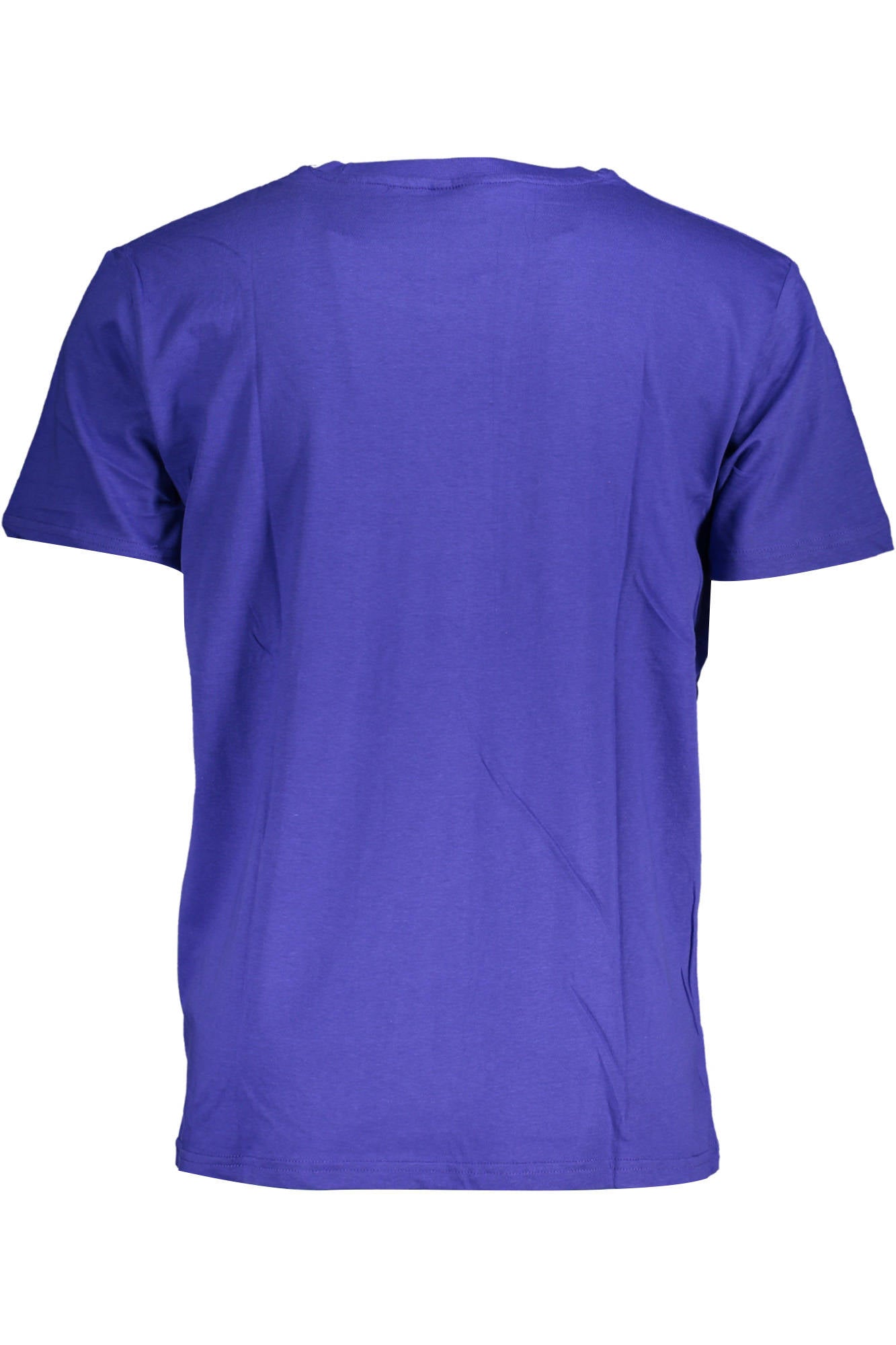 836012_BLU_ROYAL – Herren T-Shirt Blau: Kurzarm & Rundhalsausschnitt im Norwegen-Stil – Größe: L, XL – Farbe: Blu