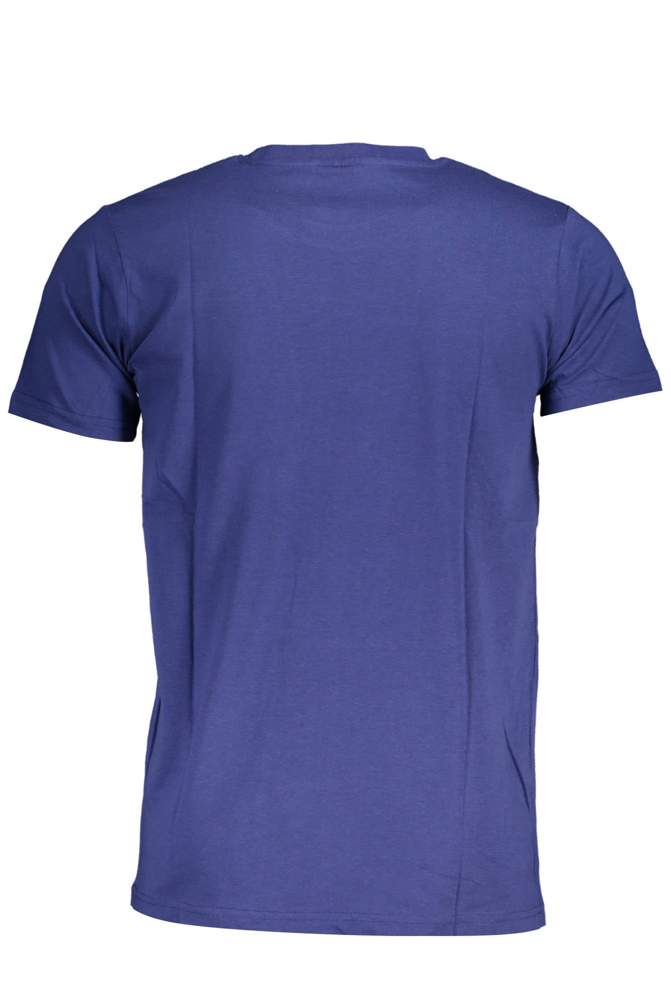 836010_BLU_INDIGO – Herren T-Shirt Blau Kurzarm Rundhals mit Applikation und Logo – Größe: M, L, XL, 2XL – Farbe: Blu