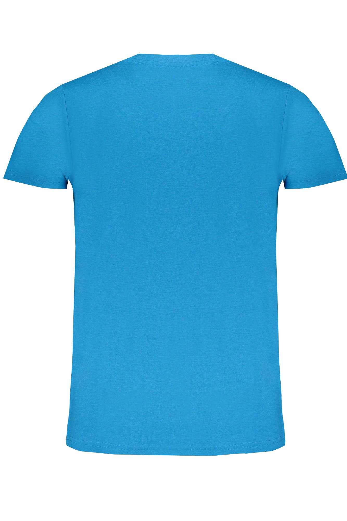 846061_BLHAWAY – Herren Kurzarm T-Shirt Blau mit Stickerei und Rundhalsausschnitt – Größe: M, L, XL, 2XL – Farbe: Blu