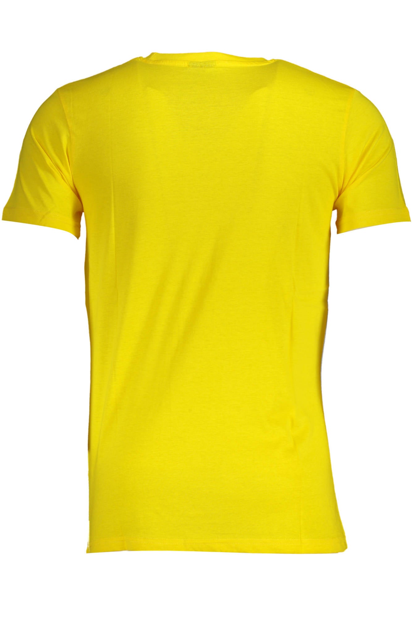 836010_GIALLO_YELLOW – Gelbes Herren T-Shirt mit Rundhalsausschnitt und Applikation – Größe: M, L, XL, 2XL – Farbe: Giallo