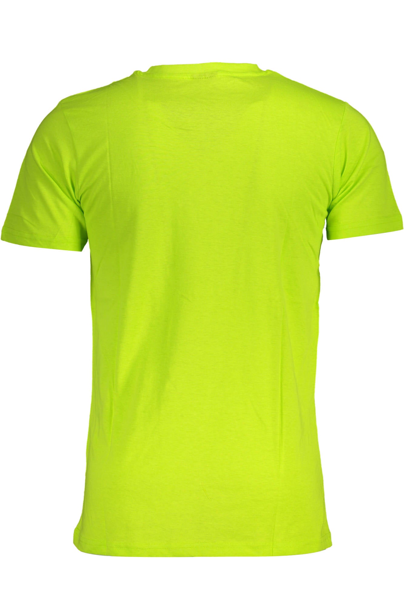 836010_GIALLO_ACIDO – Modisches Gelbes Herren T-Shirt mit Applikation und Rundhalsausschnitt – Größe: M, L, XL, 2XL – Farbe: Giallo