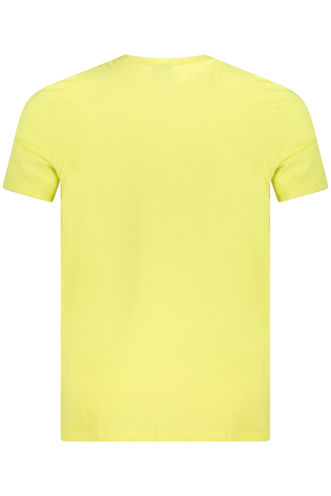 836010_GIZEST – Gelbes Kurzarm-Herren-T-Shirt mit Applikation und Logo - Norwegen 1963 – Größe: S, M, L, XL, 2XL, 3XL – Farbe: Giallo