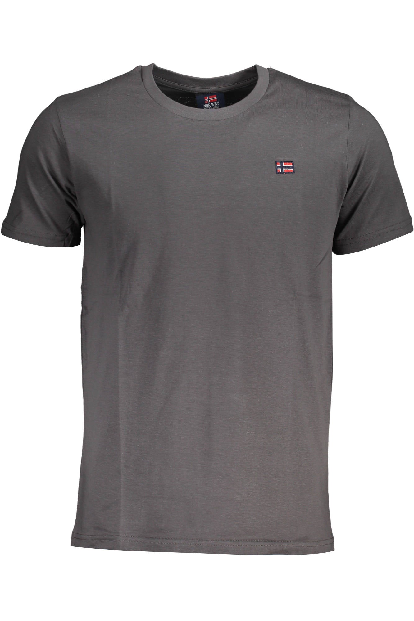 836010_GRIGIO_REVENTON – Herren Kurzarm-T-Shirt aus Norwegen mit Rundhalsausschnitt in Grau – Größe: M, L, XL, 2XL – Farbe: Grigio