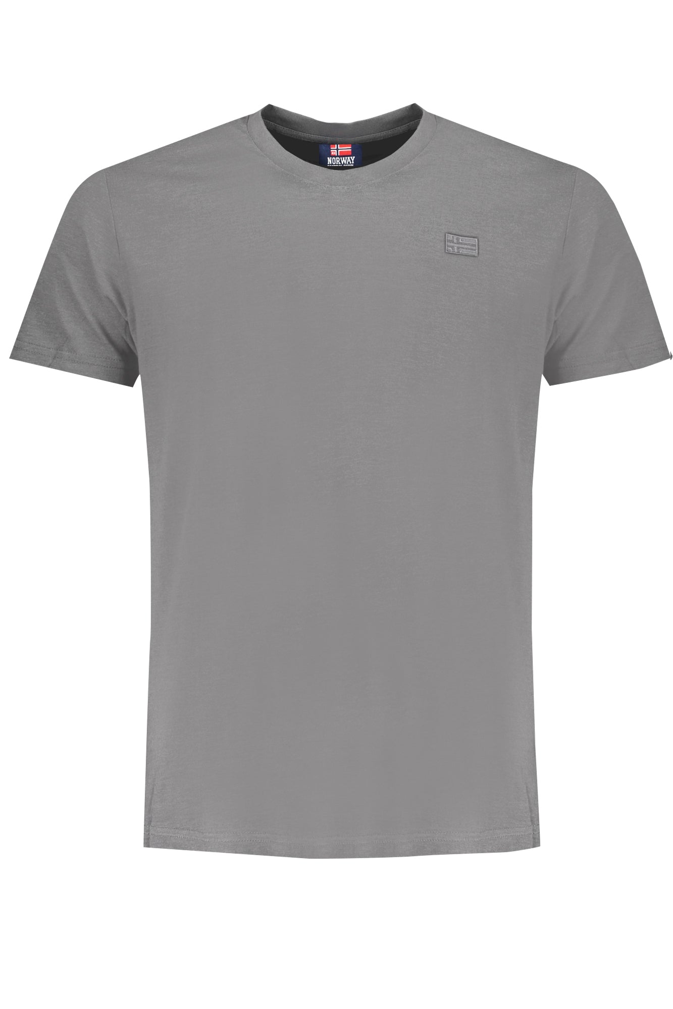 846061_GRREVET – Graues Herren T-Shirt 1963: Kurzarm, Rundhals & Stickerei-Details – Größe: M, L, XL, 2XL – Farbe: Grigio