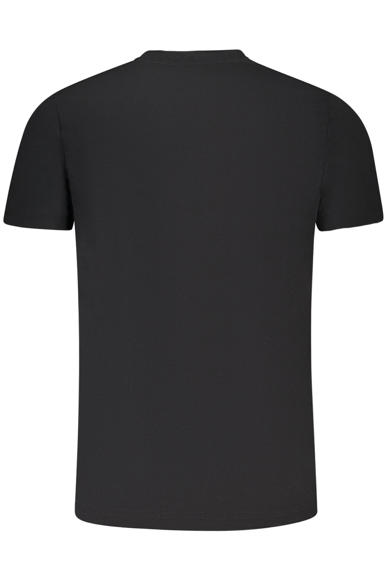 856029_NEBLACK – Kurzarm-Shirt Herren Schwarz - Zeitloses Design mit Logo-Print – Größe: M, L, XL, 2XL – Farbe: Nero