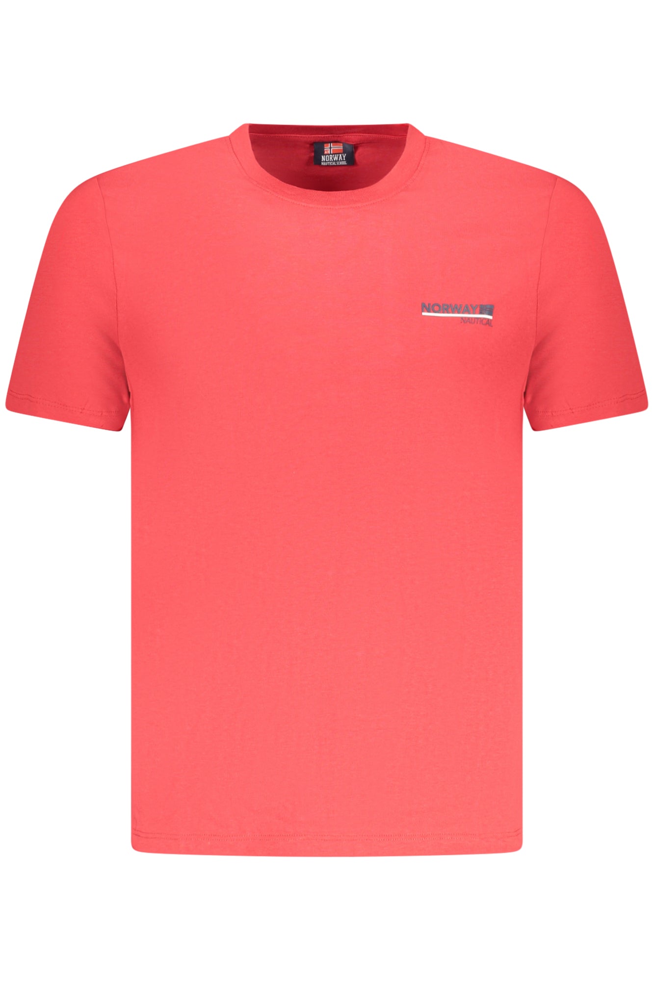 856030_ROBITTER – Herren Kurzarm-T-Shirt mit Druck und Rundhals in Rot - Norwegen 1963 – Größe: M, L, XL, 2XL – Farbe: Rosso