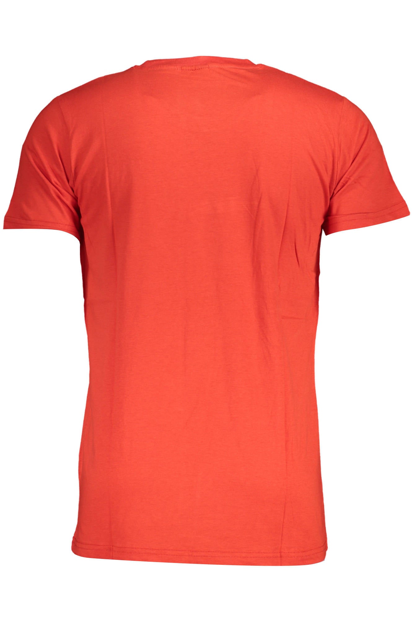 836010_ROSSO_RED-RACE – Stylisches Herren T-Shirt mit Applikation, Rot, Kurzarm & Rundhals – Größe: M, L, XL, 2XL – Farbe: Rosso