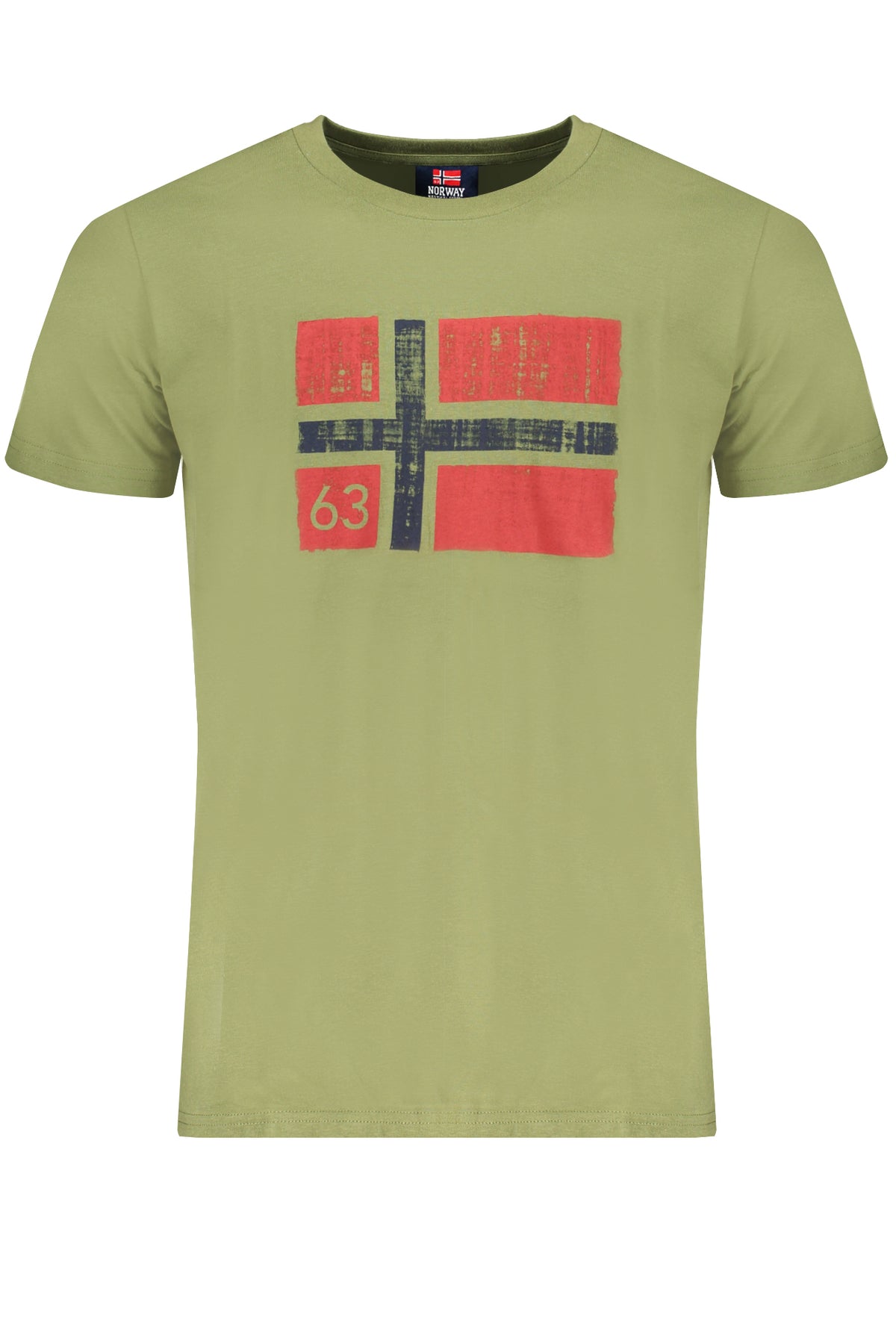 846019_VEMILITY – Herren Kurzarm T-Shirt in Grün mit Rundhals & Stilvollem Druck – Größe: M, L, XL, 2XL – Farbe: Verde
