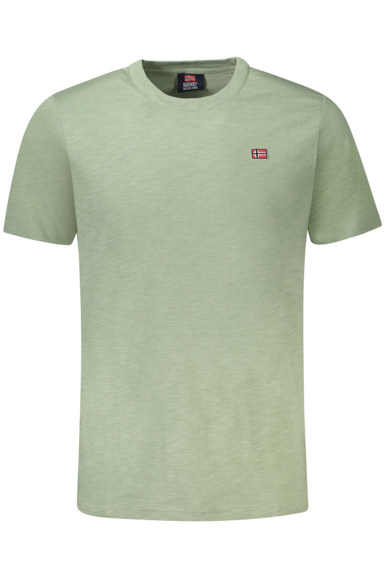 836016_VESAILOR – Grünes Herren T-Shirt: Kurzarm, Rundhals, Applikation - Norwegen 1963 – Größe: M, L, XL, 2XL – Farbe: Verde