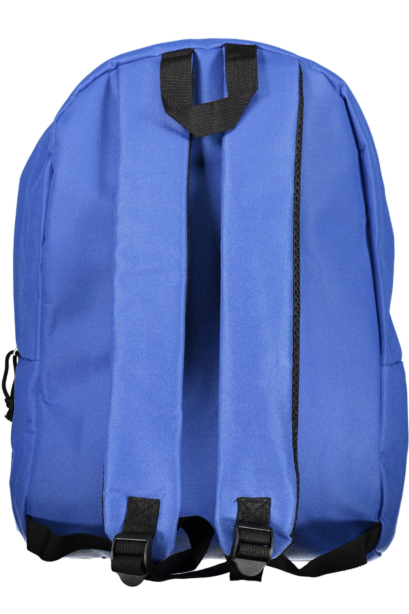 830002_BLU_ROYAL – Stylischer blauer Herrenrucksack mit Stickerei und Außentasche – Größe: UNI – Farbe: Blu