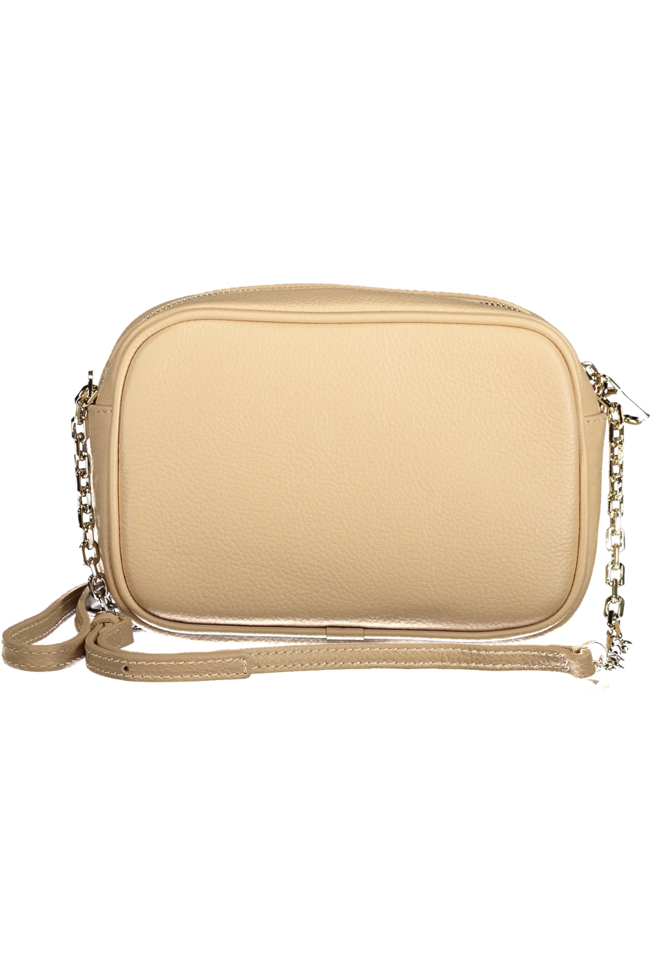 CB8985L001_BEB743 – Beige Schultertasche mit verstellbarem Riemen und Reißverschluss – Größe: UNI – Farbe: Beige