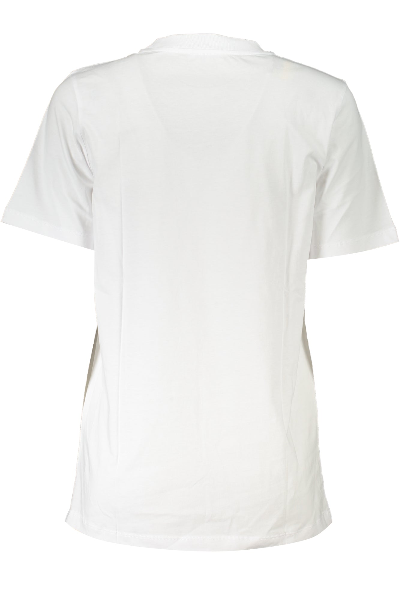 2M4381J159_BIW103 – Damen Kurzarm T-Shirt aus Bio-Baumwolle mit Stickerei in Weiß – Größe: XS, S, M, L – Farbe: Bianco