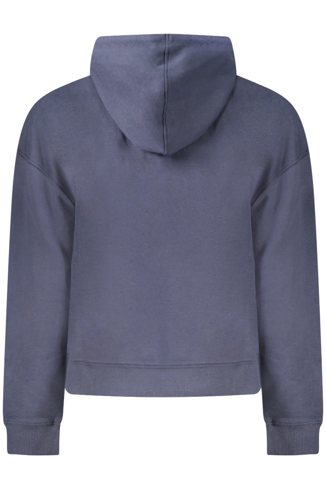 PL5800028BABIHOODIE_BL594 – Damen-Sweatjacke mit Reißverschluss - Gefütterter Hoodie in Blau – Größe: XS, S, M, L, XL – Farbe: Blu