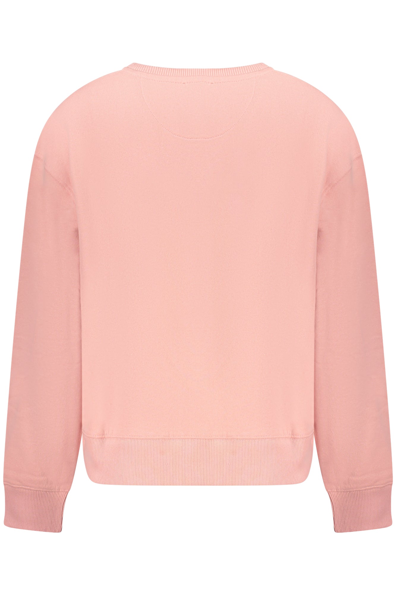 PL581484MADDY_RS316 – Rosa Damenpullover: Nachhaltiges Sweatshirt aus Baumwolle mit Print – Größe: XS, S, M, L, XL – Farbe: Rosa