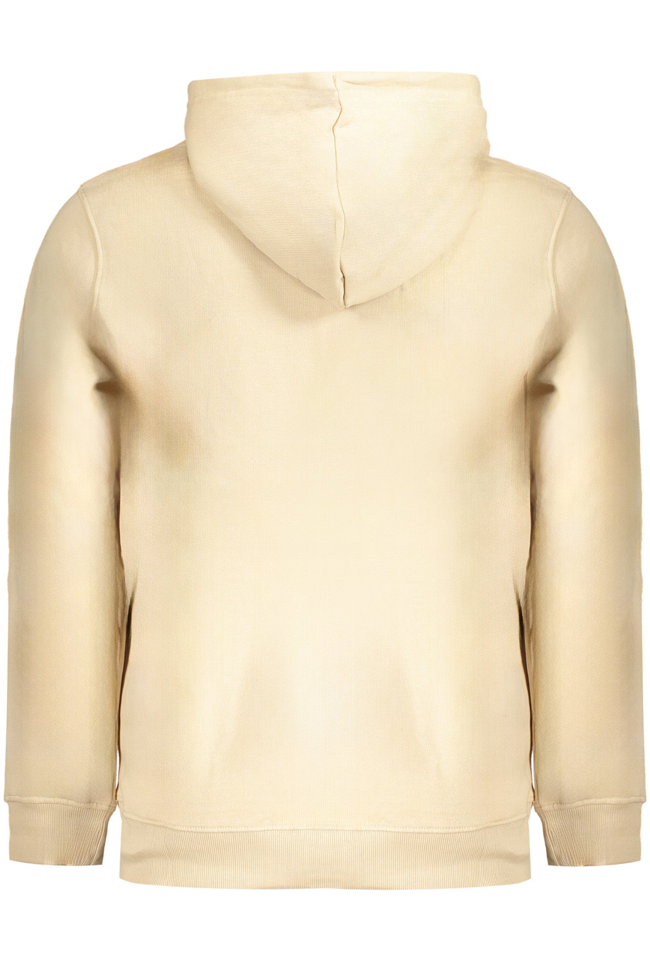 PM582716NEWJOEHOODIE_BE840 – Beiges Herren-Sweatshirt aus Bio-Baumwolle mit Kapuze und Stickerei – Größe: S, M, L, XL, 2XL – Farbe: Beige