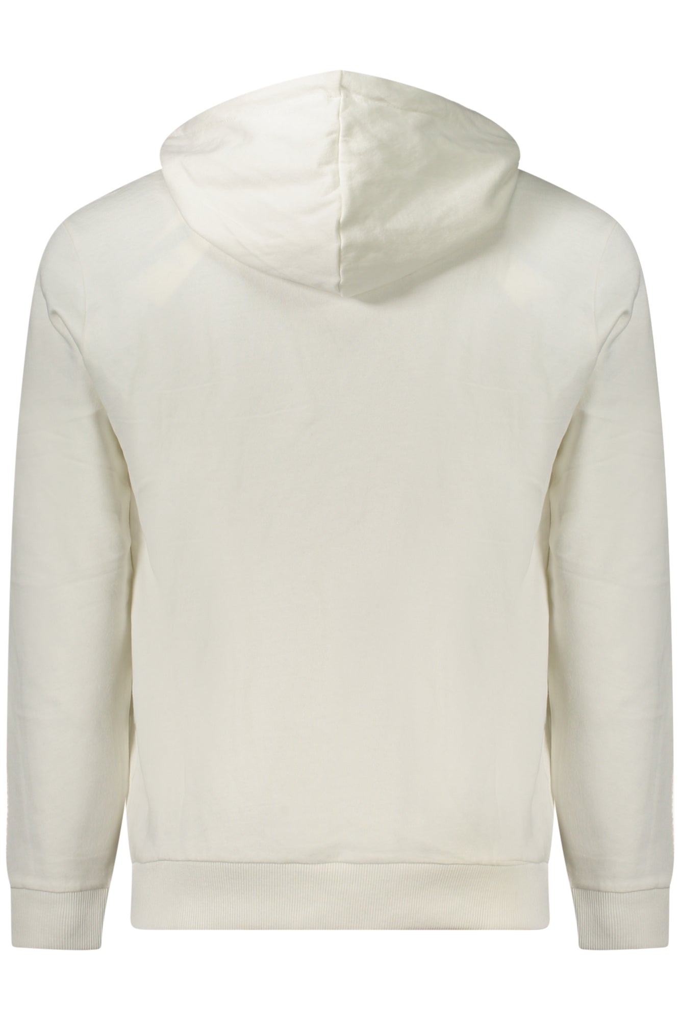 PM582839ESSENTIALHOODIE_BI803 – Nachhaltiges Herren-Kapuzen-Sweatshirt aus Baumwolle, Weiß, Langarm – Größe: S, M, L, XL, 2XL – Farbe: Bianco
