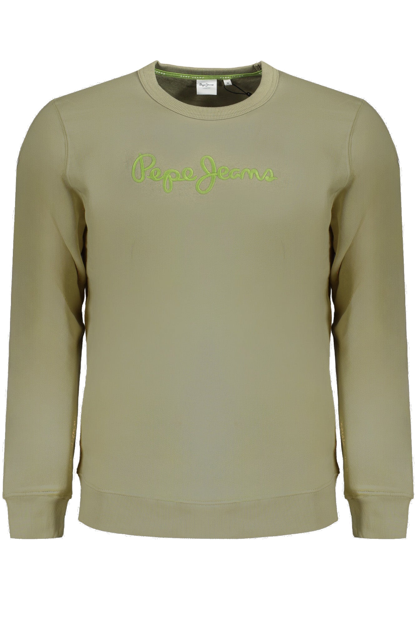 PM582715NEWJOECREW_VE734 – Herren-Sweatshirt Grün: Langarm, Bio-Baumwolle, Stilvoll & Bequem – Größe: M, L, XL, 2XL – Farbe: Verde