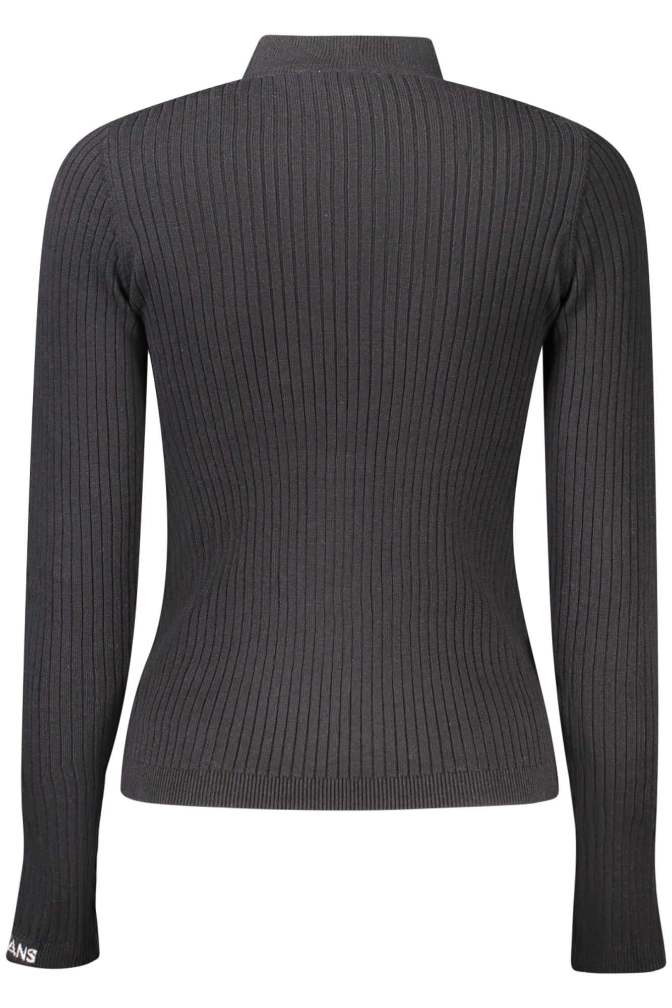 PL7000026CARLAPERKINS_NE999 – Schwarzer langärmeliger Pullover für Damen mit hohem Kragen – Größe: XS, S, M, L, XL – Farbe: Nero