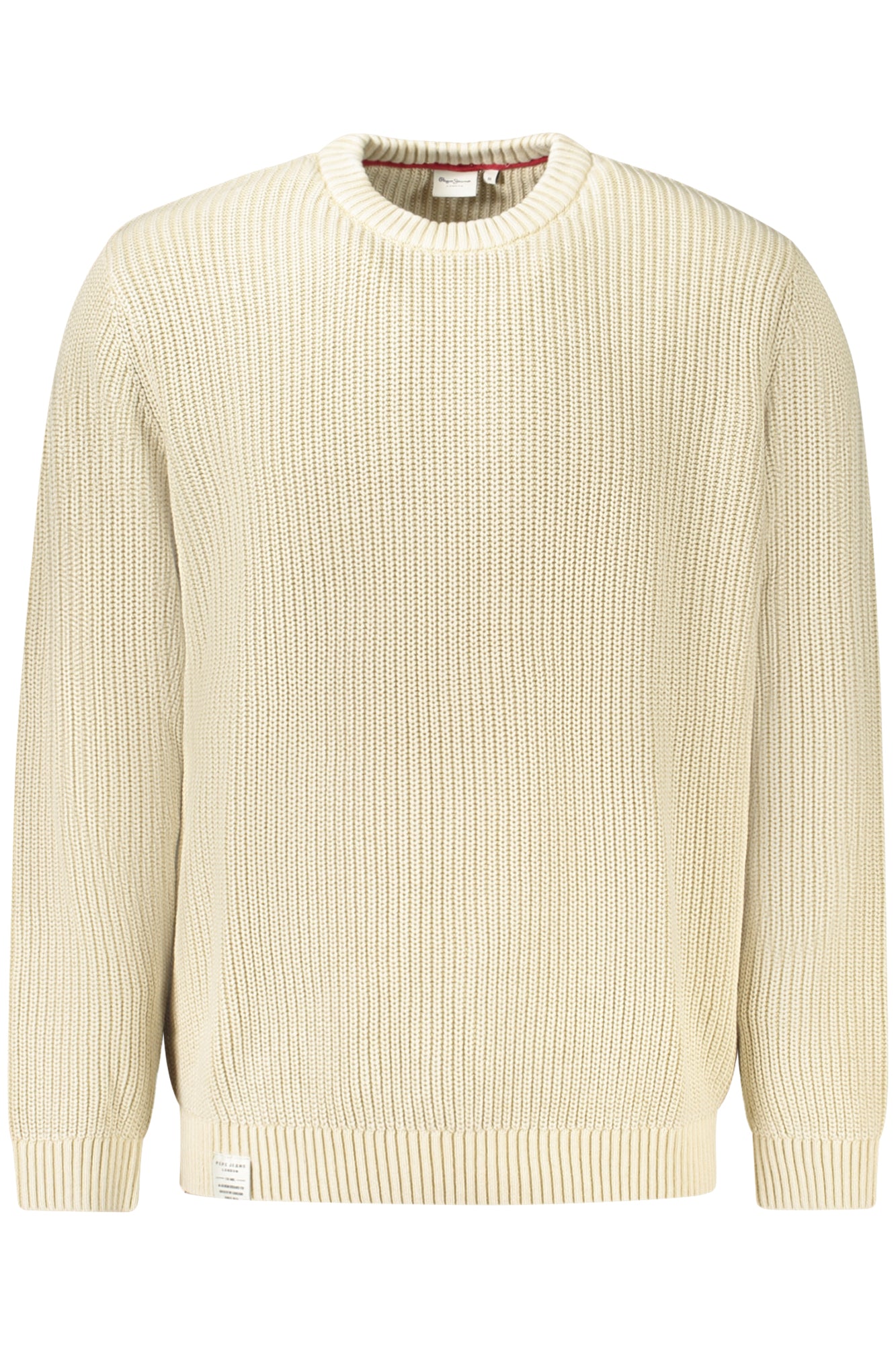 PM7000022PARKERCREW_BE839 – Beiger Herren Pullover aus Bio-Baumwolle – Stilvoll & Nachhaltig – Größe: S, M, L, XL, 2XL – Farbe: Beige