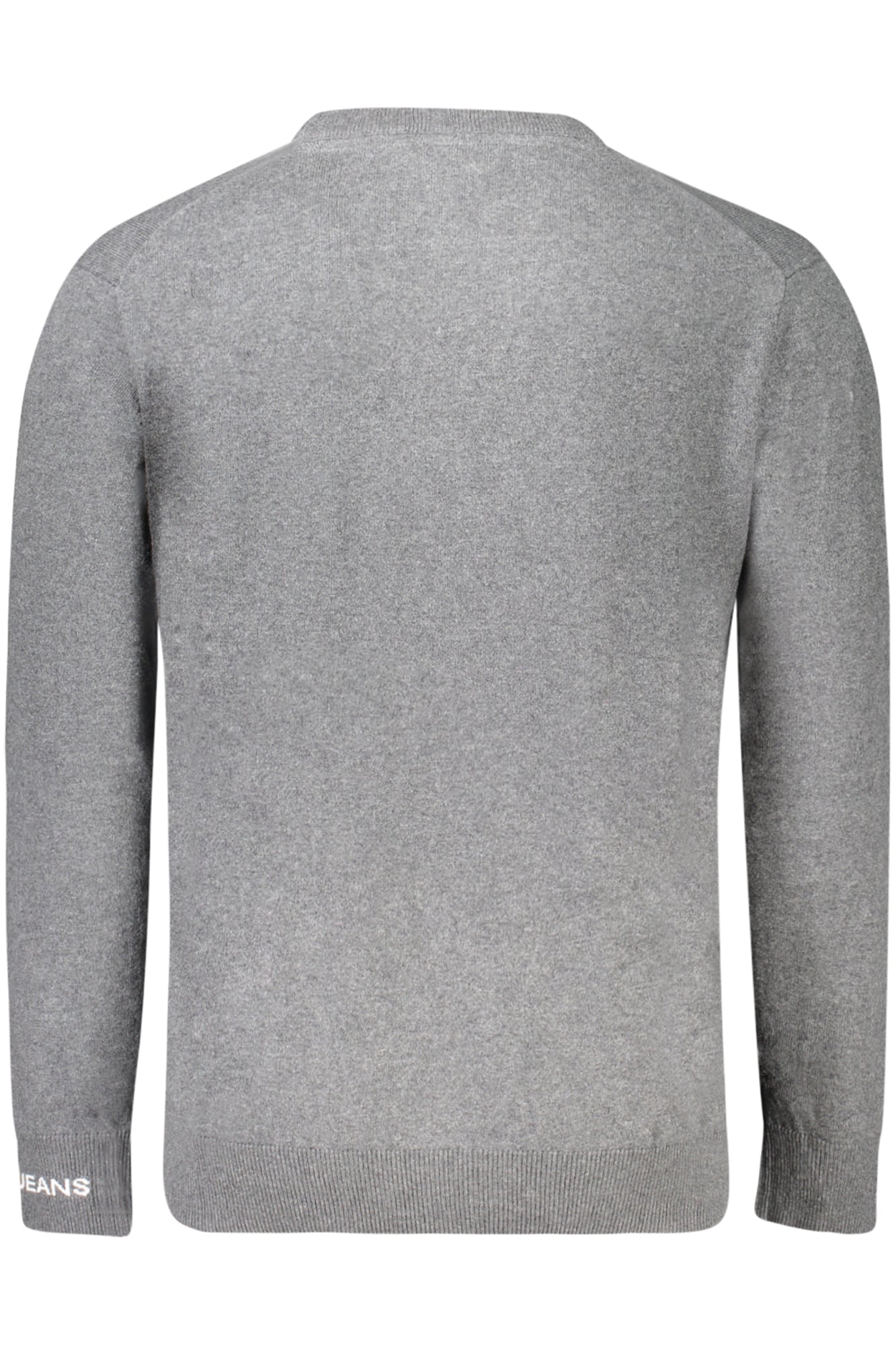 PM7000013ANDRE CREW NECK_GR963 – Herren Pullover Grau mit Rundhalsausschnitt und Stickerei-Details – Größe: S, M, L, XL, 2XL – Farbe: Grigio