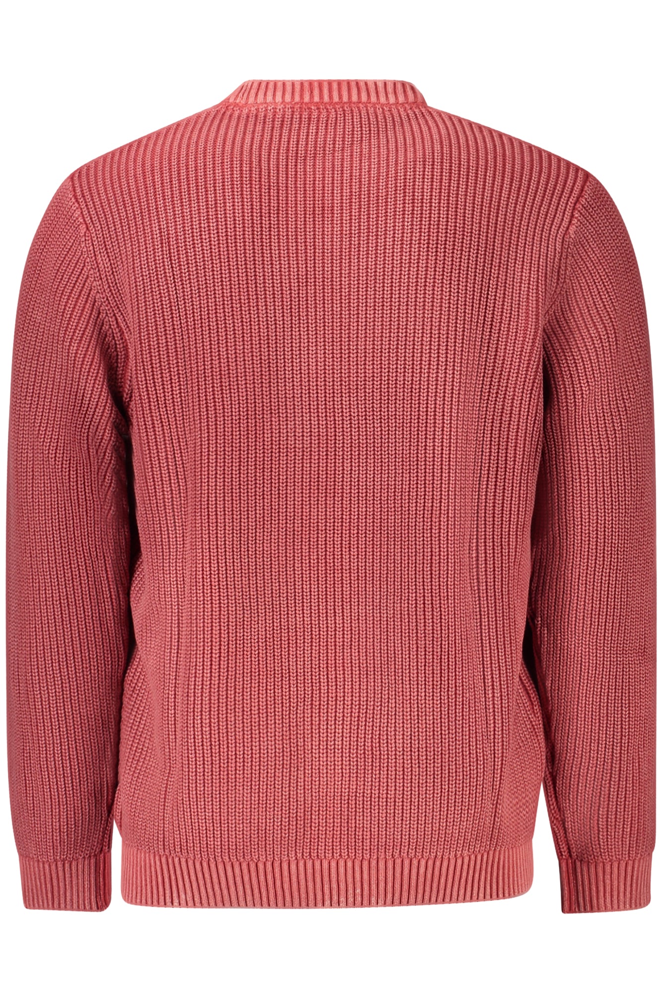 PM7000022PARKERCREW_RO285 – Herren Pullover aus nachhaltiger Baumwolle - Rot, Rundhals, Langarm – Größe: S, M, L, XL, 2XL – Farbe: Rosso