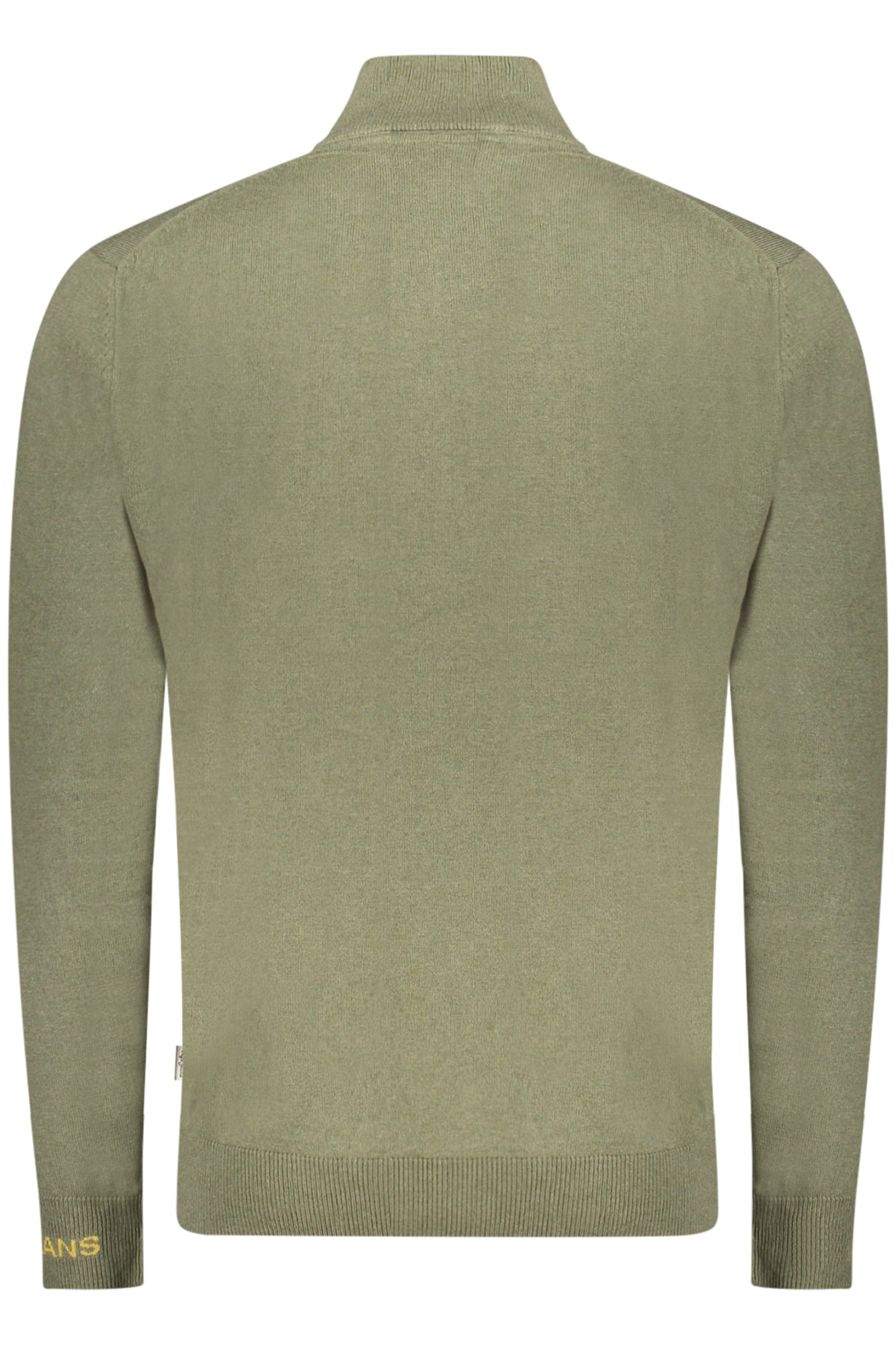 PM7000012ANDRE MOCK IPPER_VE679 – Grüner Herrenpullover mit Stickerei und halbem Reißverschluss – Größe: S, M, L, XL, 2XL – Farbe: Verde