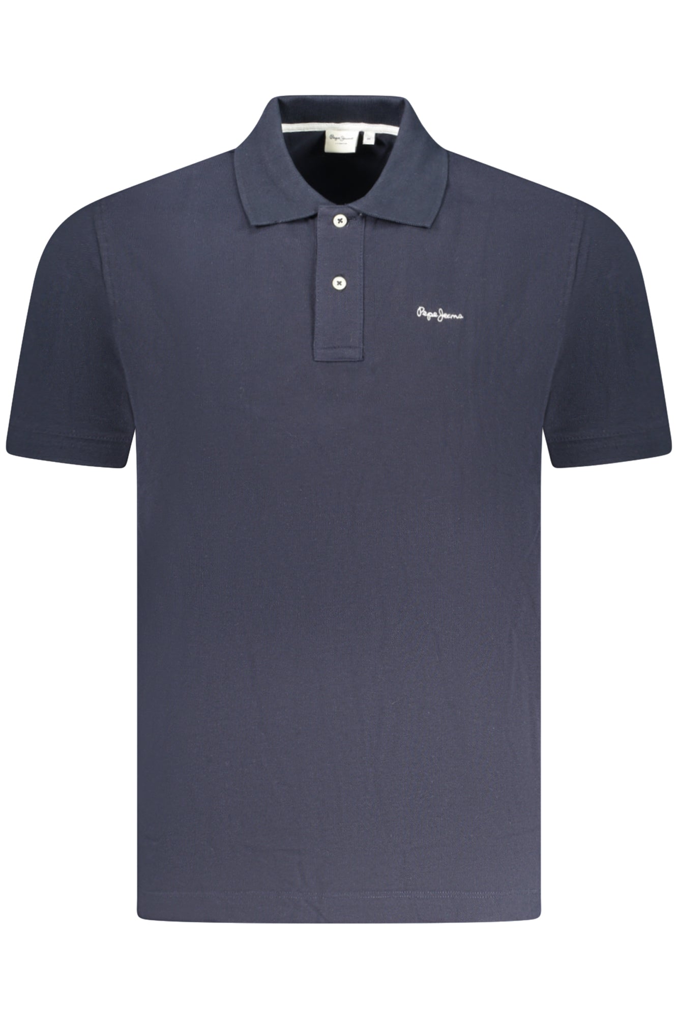 PM542298ESSENTIALPOLO_BL594 – Herren Kurzarm-Poloshirt Blau – Nachhaltige Baumwolle & Stickerei – Größe: S, M, L, XL, 2XL – Farbe: Blu