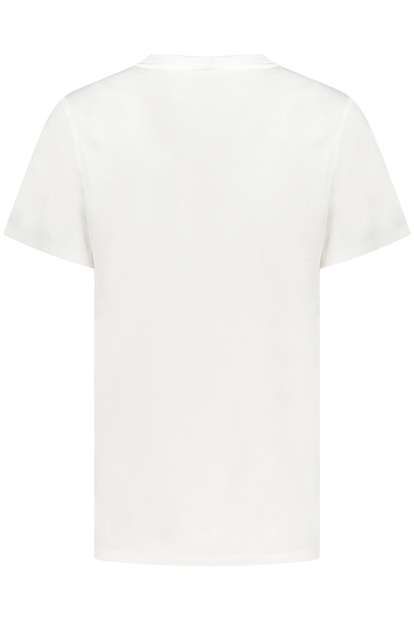 PL506034ROSALIND_BI800 – Damen Kurzarm T-Shirt Weiß | Nachhaltige Baumwolle, Weiter Ausschnitt – Größe: XS, S, M, L, XL – Farbe: Bianco