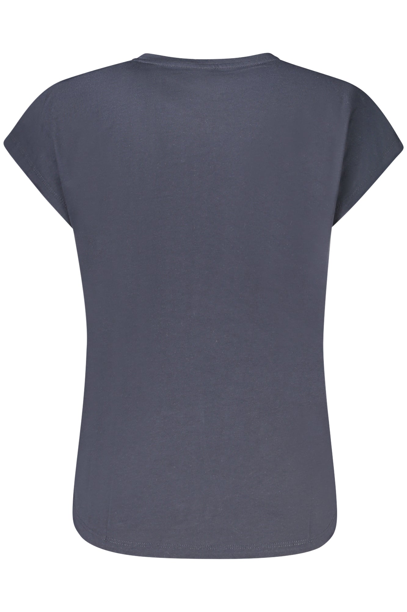 PL506030BLOOMA_BL594 – Damen Kurzarm T-Shirt Blau mit Logo-Druck aus nachhaltiger Baumwolle – Größe: XS, S, M, L, XL – Farbe: Blu