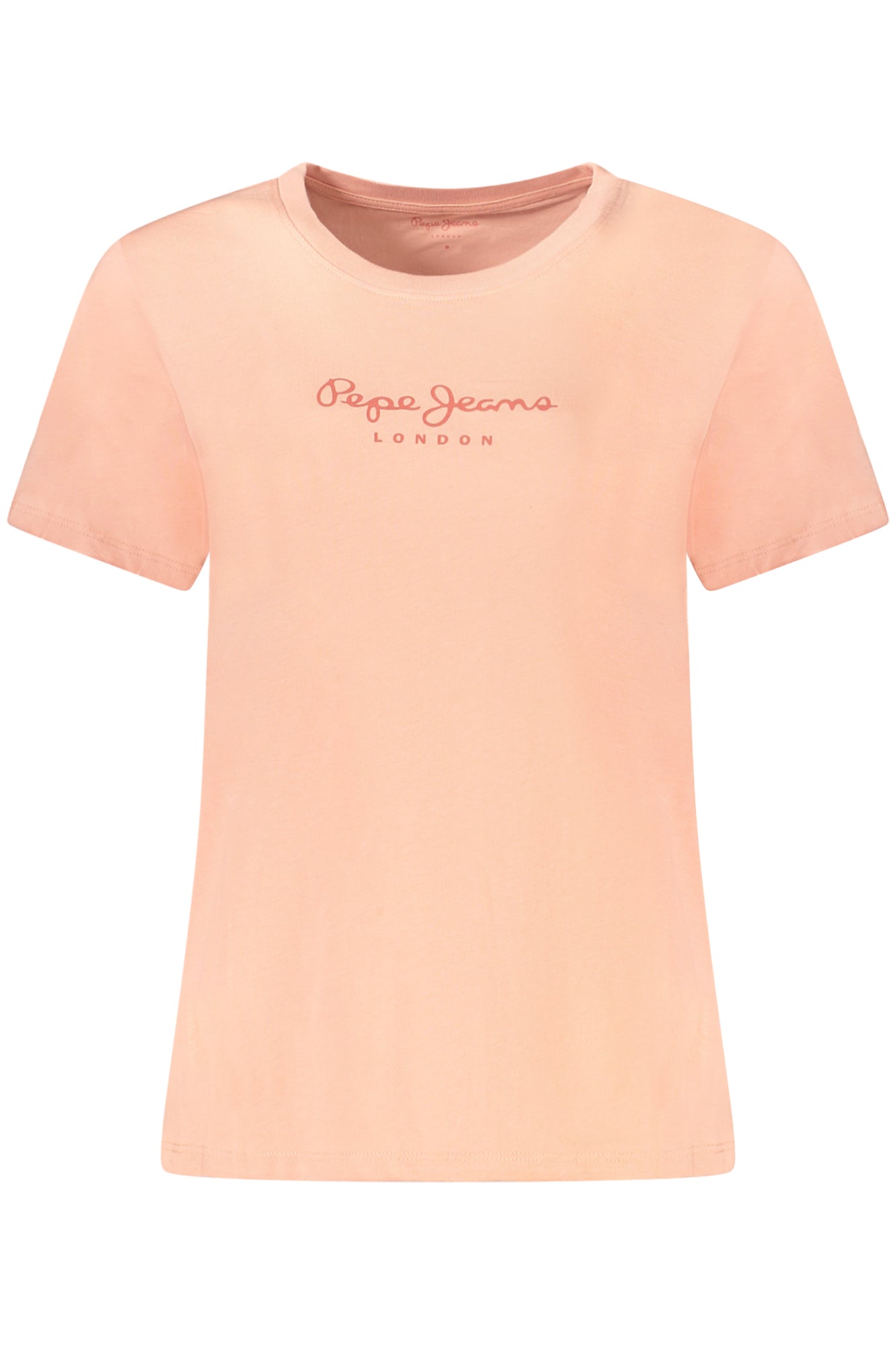 PL506012MACY_RS316 – Damen T-Shirt Rosa mit Rundhalsausschnitt aus Bio-Baumwolle – Größe: XS, S, M, L, XL – Farbe: Rosa