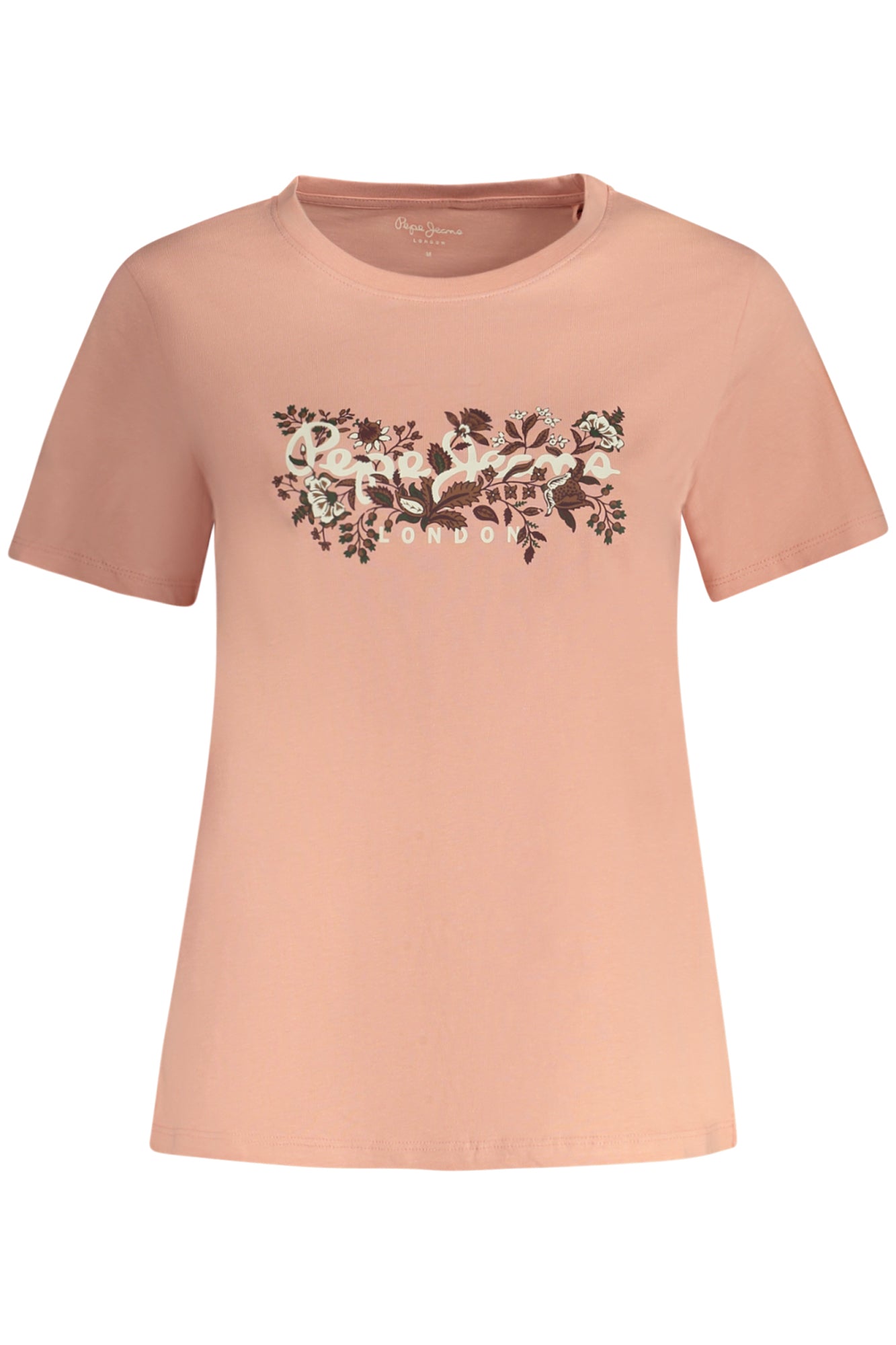 PL506034ROSALIND_RS316 – Damen Kurzarm T-Shirt Rosa aus 100% Nachhaltiger Baumwolle – Größe: S, M, L, XS, XL – Farbe: Rosa
