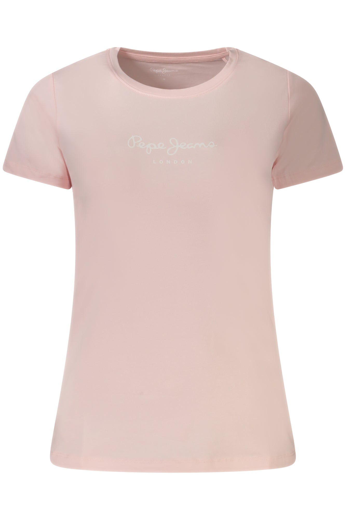 PL505202NEWVIRGINIA_RS325 – Damen Kurzarm T-Shirt Rosa – Nachhaltige Baumwolle, Trendiger Print – Größe: XS, S, M, L, XL – Farbe: Rosa