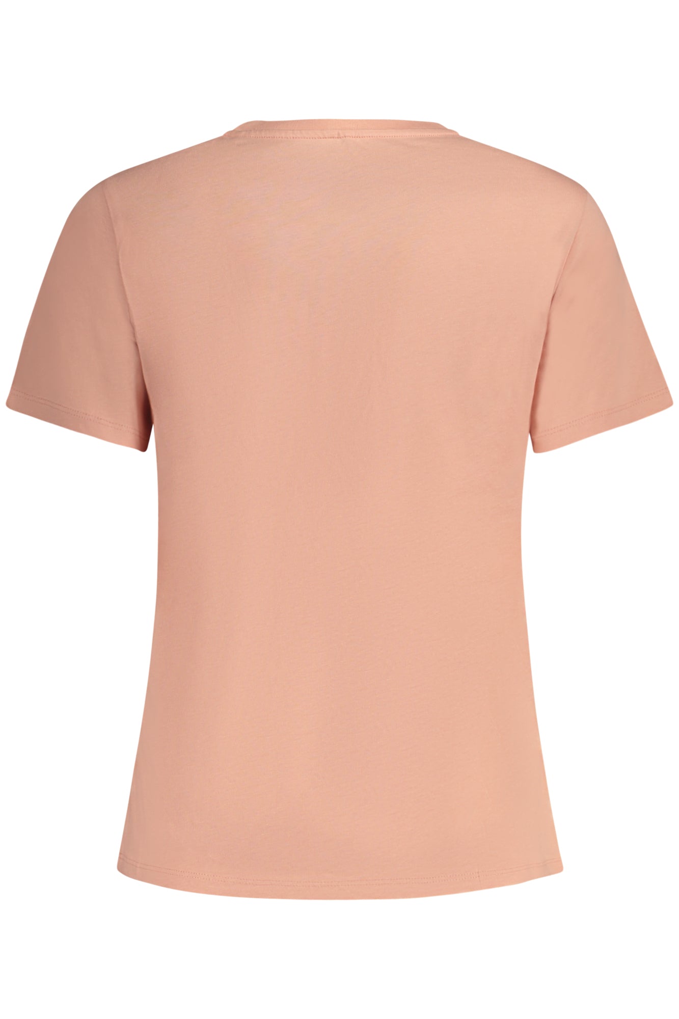 PL506034ROSALIND_RS316 – Damen Kurzarm T-Shirt Rosa aus 100% Nachhaltiger Baumwolle – Größe: S, M, L, XS, XL – Farbe: Rosa