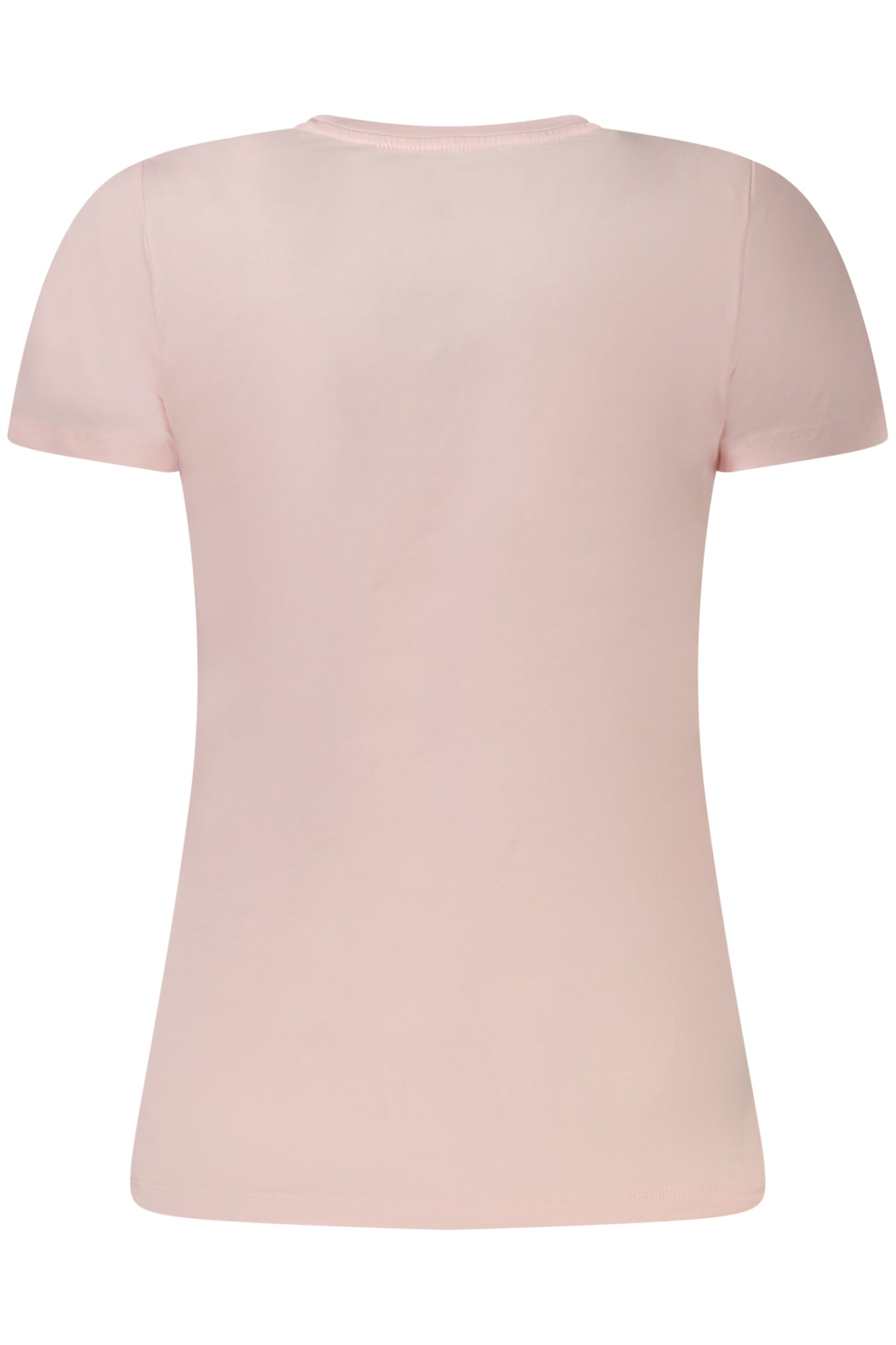 PL505202NEWVIRGINIA_RS325 – Damen Kurzarm T-Shirt Rosa – Nachhaltige Baumwolle, Trendiger Print – Größe: XS, S, M, L, XL – Farbe: Rosa