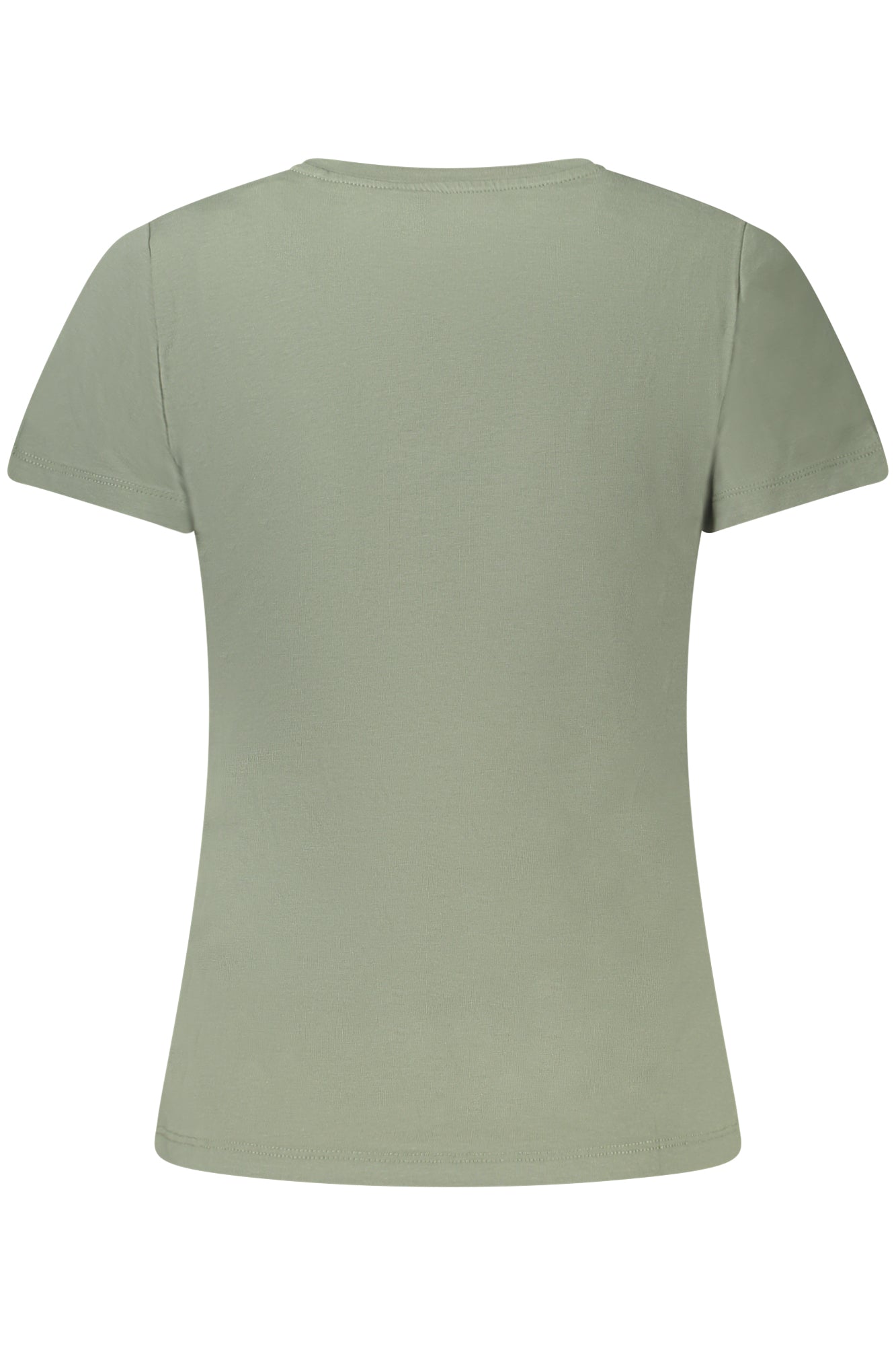 PL505202NEWVIRGINIA_VE731 – Damen Kurzarm T-Shirt Grün - Nachhaltige Baumwolle, Rundhals & Logo – Größe: XS, S, M, L, XL – Farbe: Verde