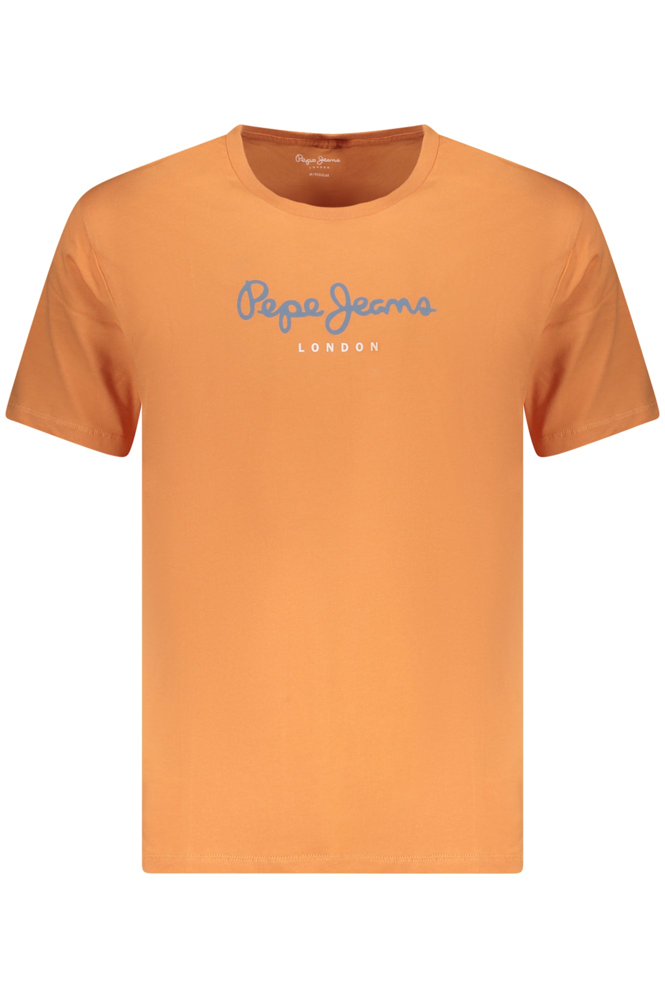 PM508208EGGON_AR166 – Herren Kurzarm-T-Shirt Orange – Nachhaltig & Stylisch mit Print – Größe: S, M, L, XL, 2XL – Farbe: Arancione