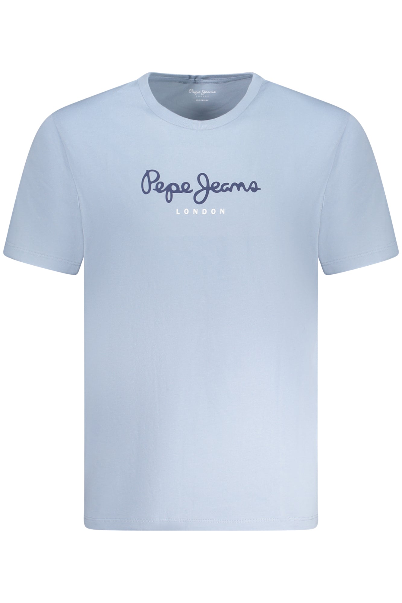 PM508208EGGON_AZ533 – Herren Kurzarm T-Shirt Blau, Regular Fit, Nachhaltige Baumwolle – Größe: S, M, L, XL, 2XL – Farbe: Azzurro