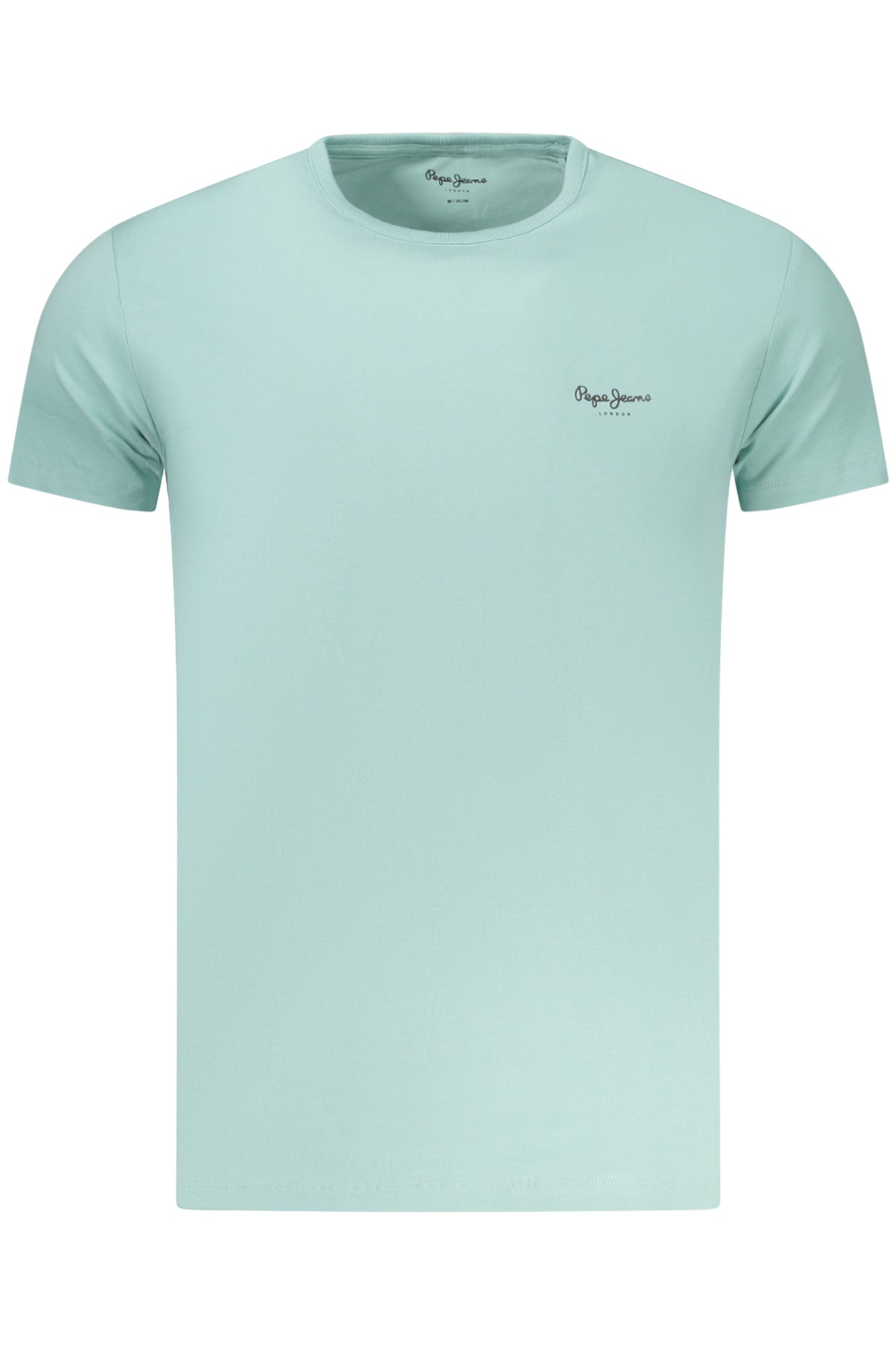 PM5010180ORIGINALBASIC3N_AZ518 – Herren Slim Fit T-Shirt Blau mit Logo-Druck aus Nachhaltiger Baumwolle – Größe: S, M, L, XL, 2XL – Farbe: Azzurro