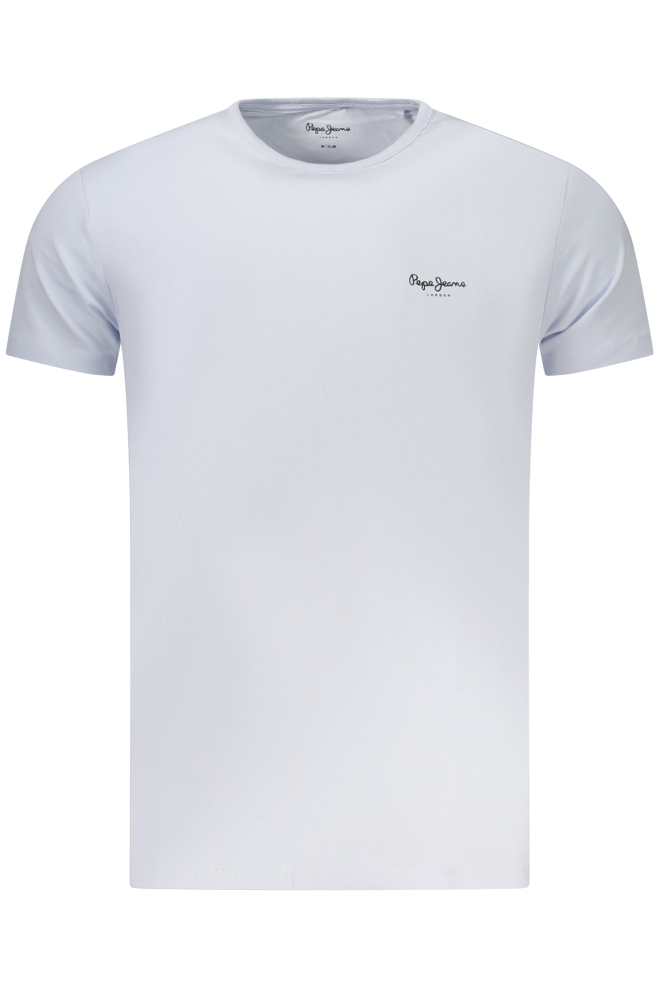 PM5010180ORIGINALBASIC3N_AZ504 – Herren Slim Fit Rundhals T-Shirt in Blau aus nachhaltiger Baumwolle – Größe: S, M, L, XL, 2XL – Farbe: Azzurro