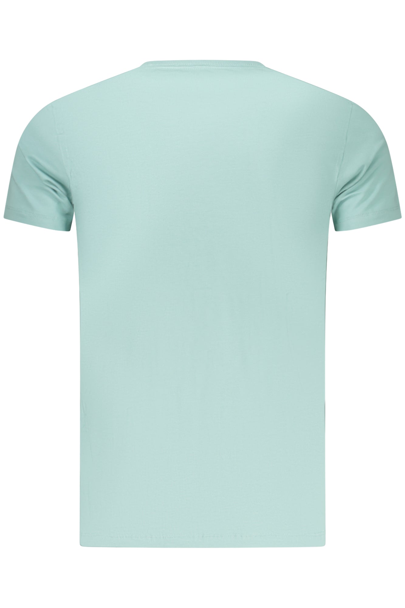 PM5010180ORIGINALBASIC3N_AZ518 – Herren Slim Fit T-Shirt Blau mit Logo-Druck aus Nachhaltiger Baumwolle – Größe: S, M, L, XL, 2XL – Farbe: Azzurro
