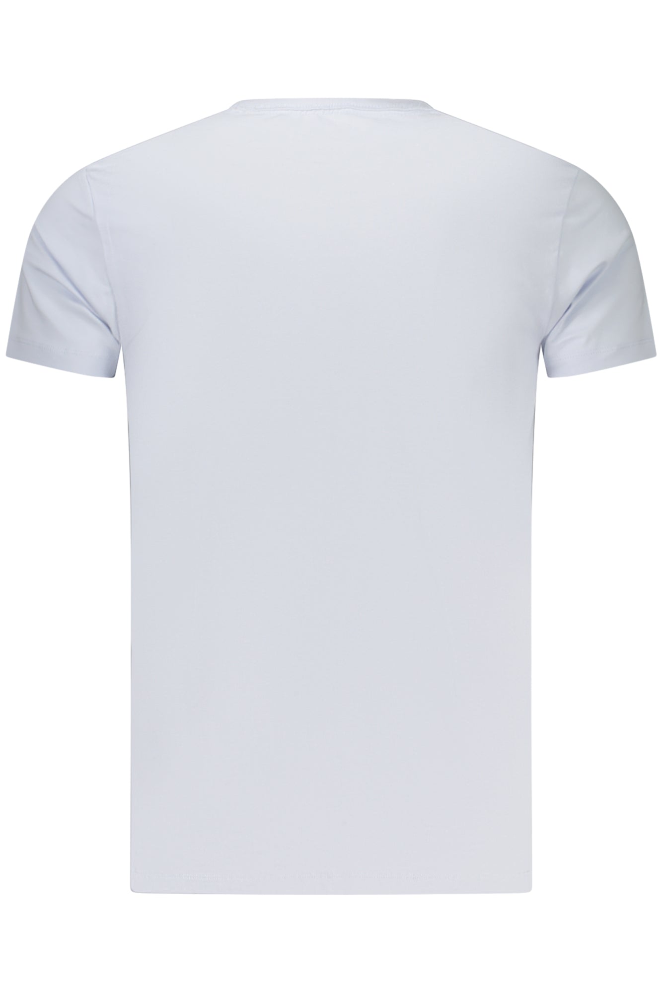 PM5010180ORIGINALBASIC3N_AZ504 – Herren Slim Fit Rundhals T-Shirt in Blau aus nachhaltiger Baumwolle – Größe: S, M, L, XL, 2XL – Farbe: Azzurro