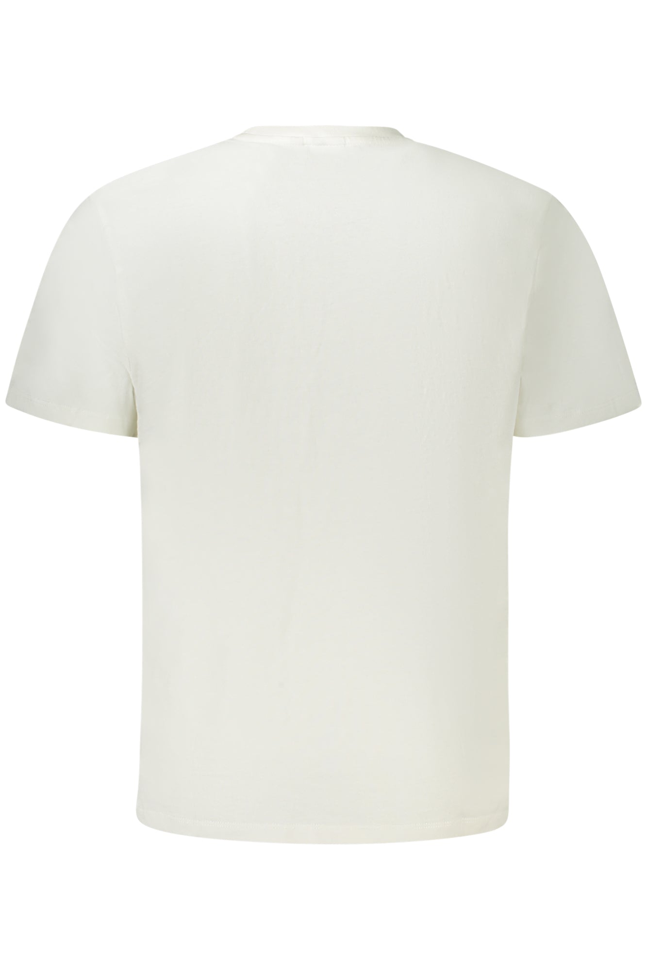 PM509933CONTRASTCONNOR_BI803 – Herren Kurzarm T-Shirt aus Bio-Baumwolle mit Stickerei - Weiß – Größe: S, M, L, XL, 2XL – Farbe: Bianco