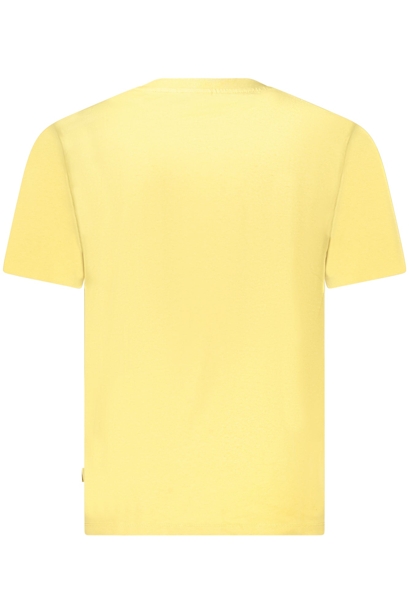 PM509741CONTRAST CONNOR_GI088 – Herren Kurzarmshirt aus Bio-Baumwolle mit Stickerei, gelb – Größe: S, M, L, XL, 2XL – Farbe: Giallo