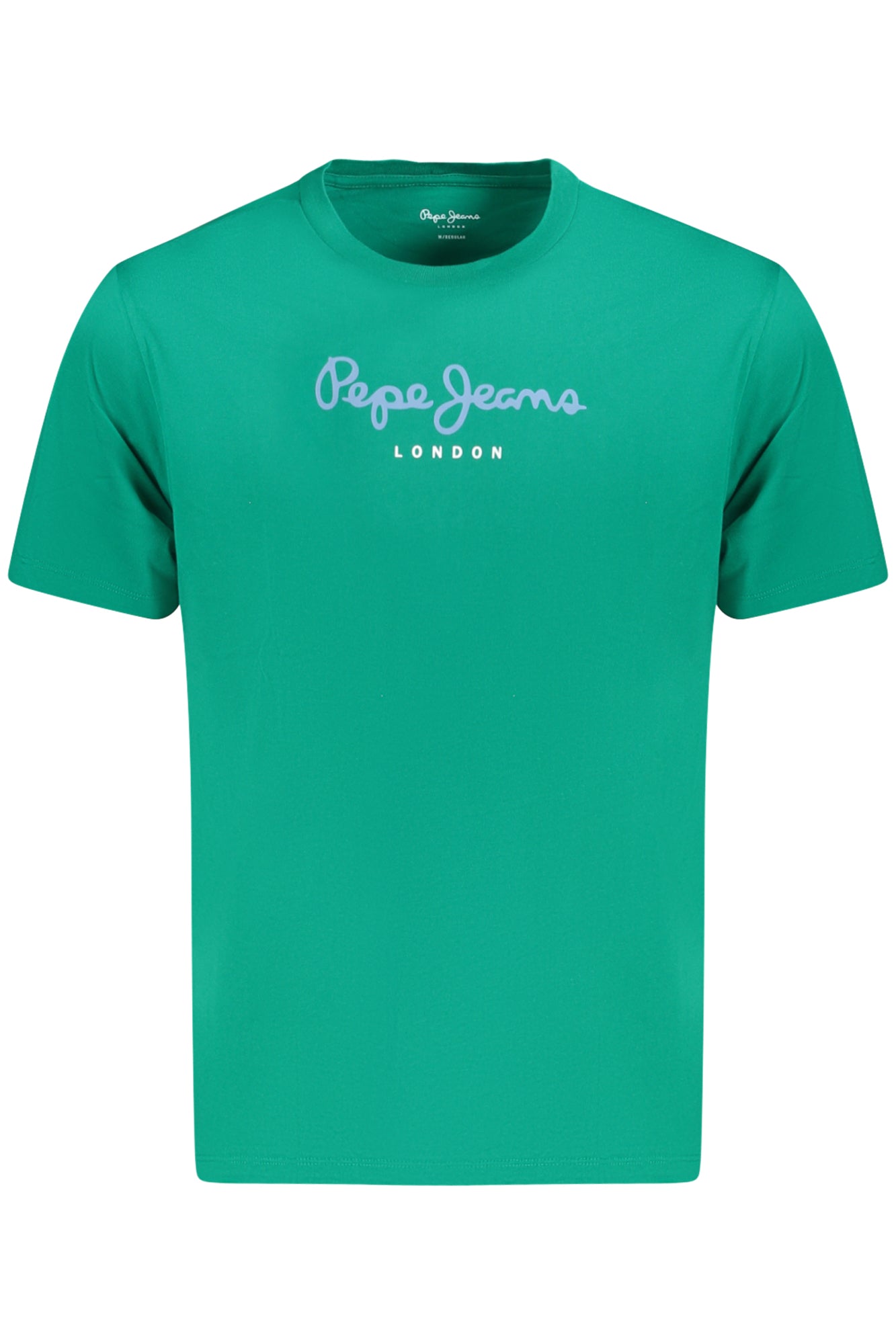 PM508208EGGON_VE653 – Nachhaltiges Herren T-Shirt Grün: Kurzarm, Regular Fit, Logo-Print – Größe: S, M, L, XL, 2XL – Farbe: Verde